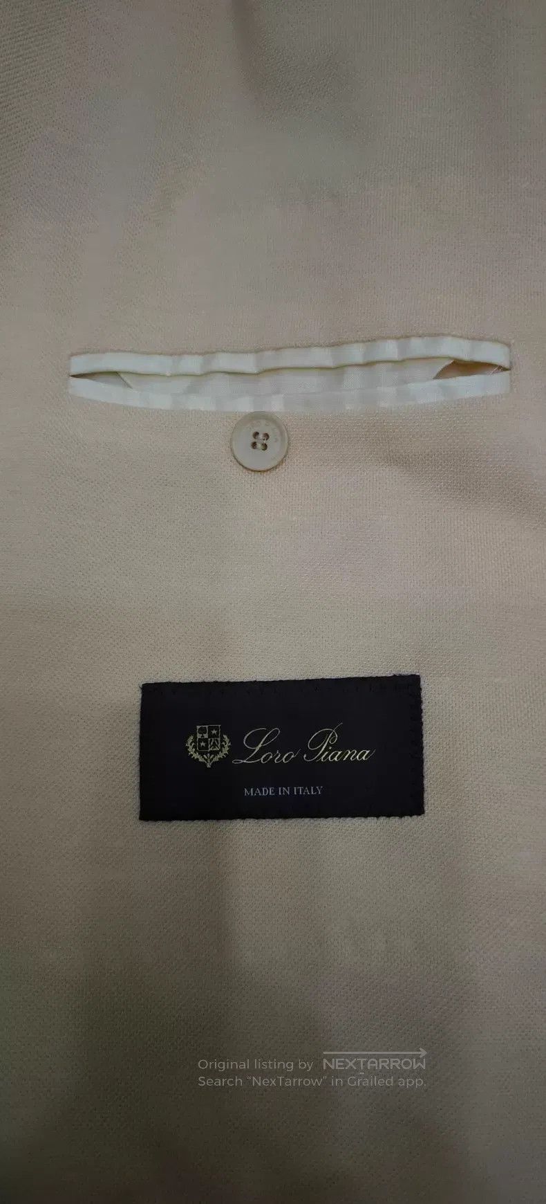 Loro Piana Loro Piana Real silk blended cotton and linen suit jacket Size 50R - 4 Thumbnail
