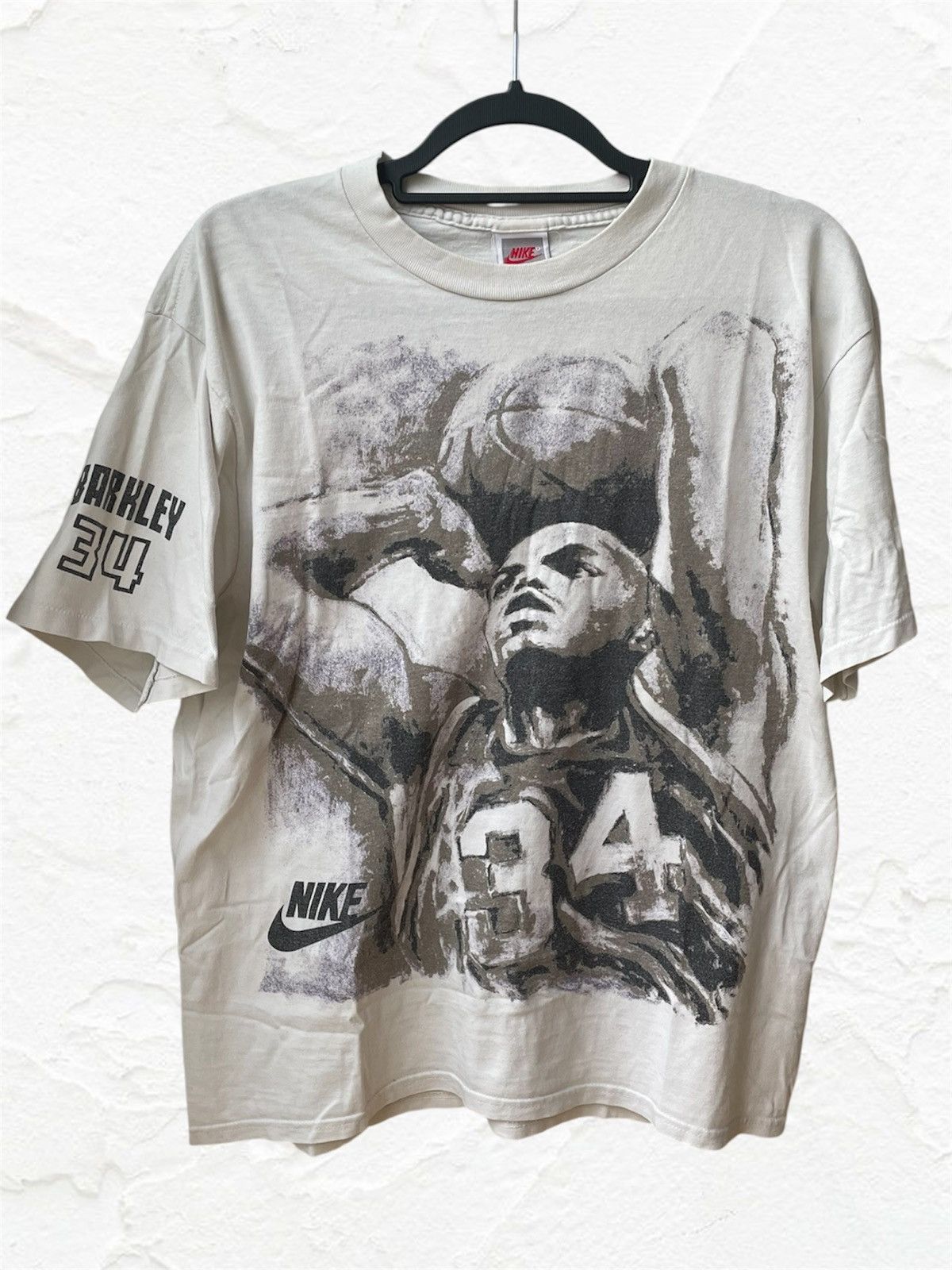 Nike Vintage Nike Charles Barkley T-Shirt 90s Made in USA NBA M Size US M / EU 48-50 / 2 - 1 Thumbnail