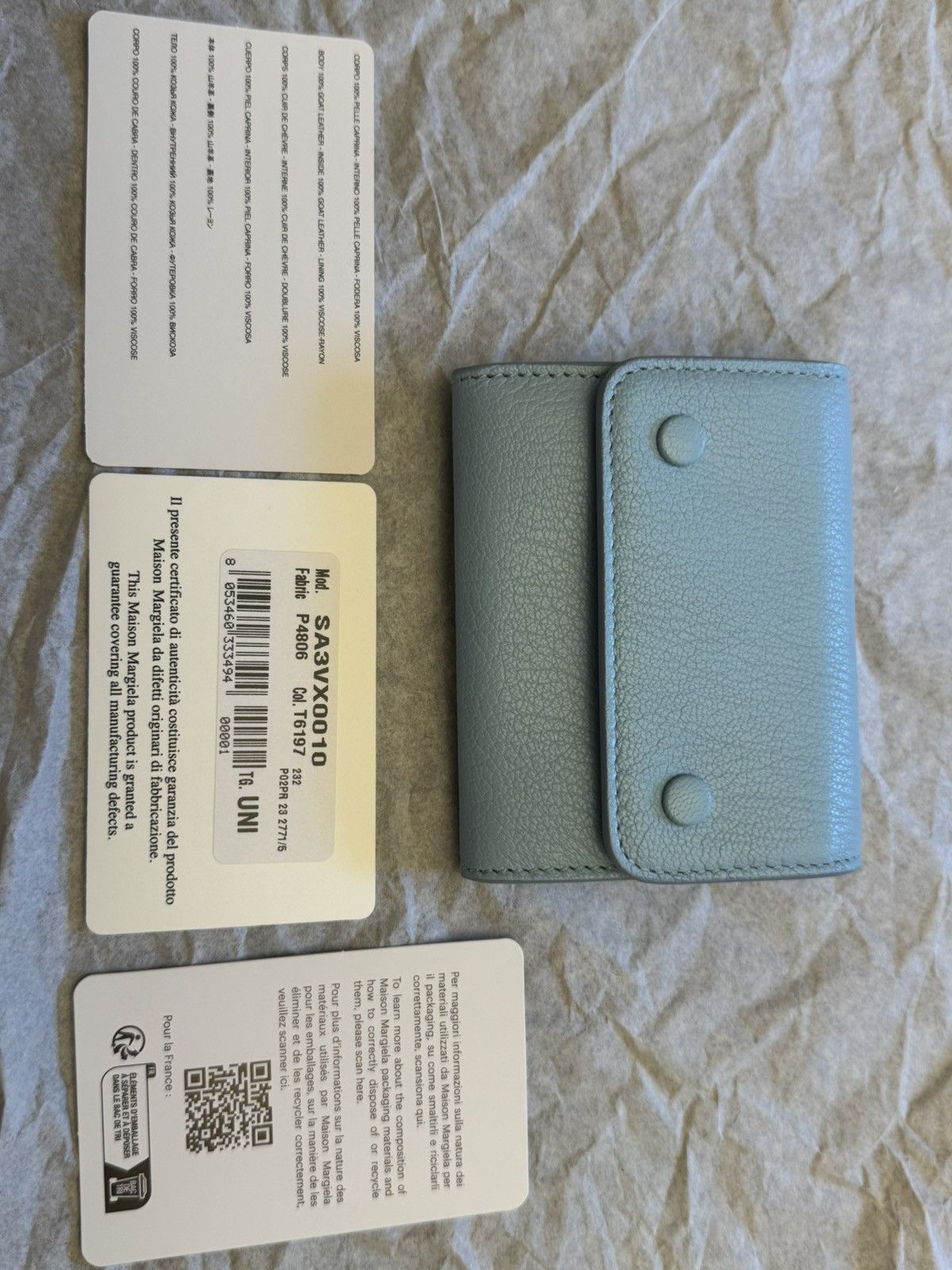 Maison Margiela maison margiela leather card holder Size ONE SIZE - 7 Thumbnail