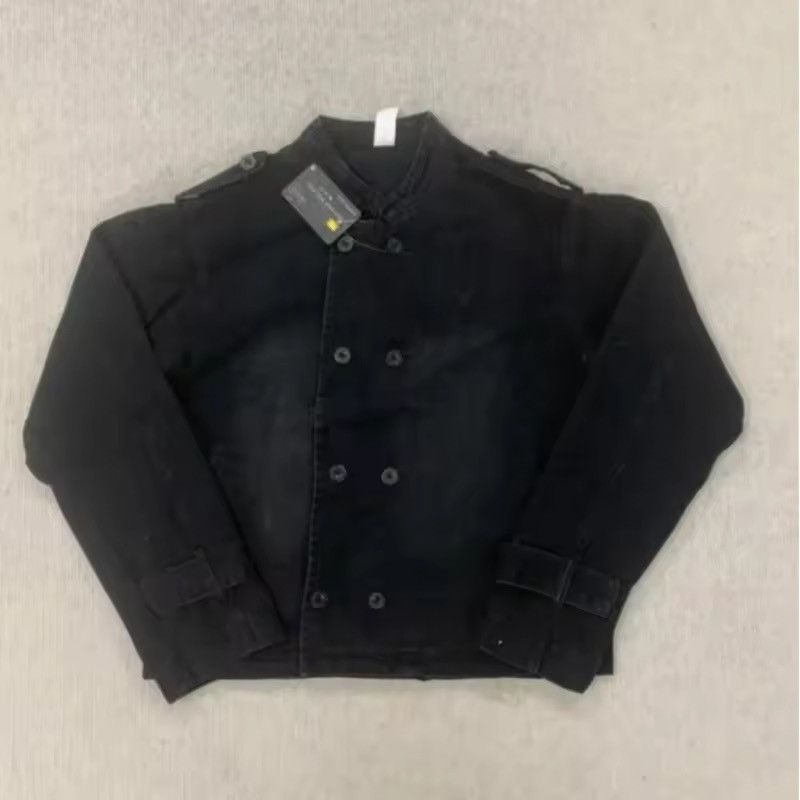 Japanese Brand Black Button Down Jacket Size US XL / EU 56 / 4 - 4 Thumbnail