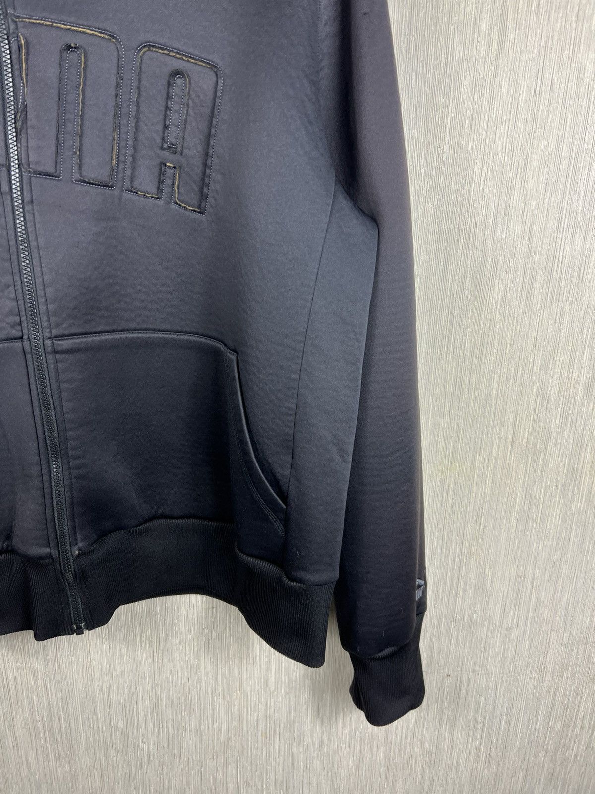 Puma Vintage Puma y2k asymmetric zip sponge hoodie ninja mask Size US XL / EU 56 / 4 - 7 Thumbnail