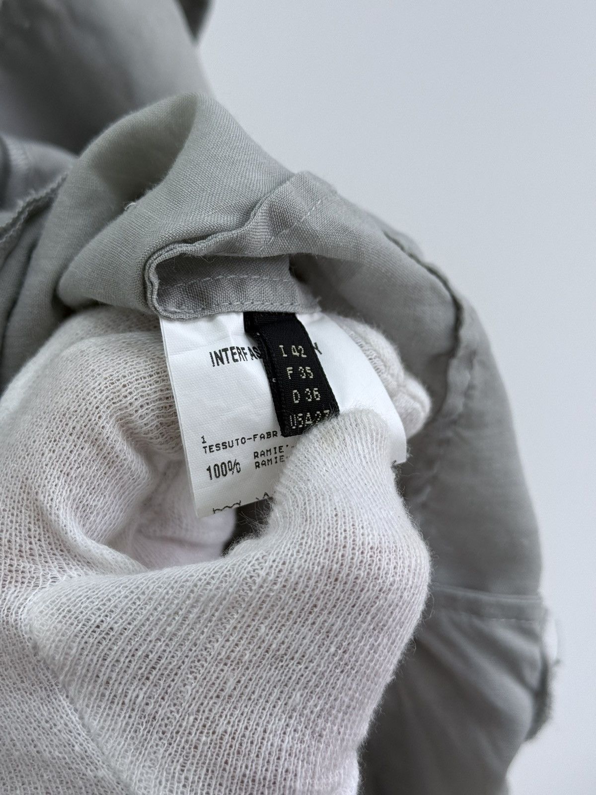 Marithe + Francois Girbaud Marithe + Francois Girbaud Gray Ramie Shirt Dress Size M / US 6-8 / IT 42-44 - 9 Thumbnail