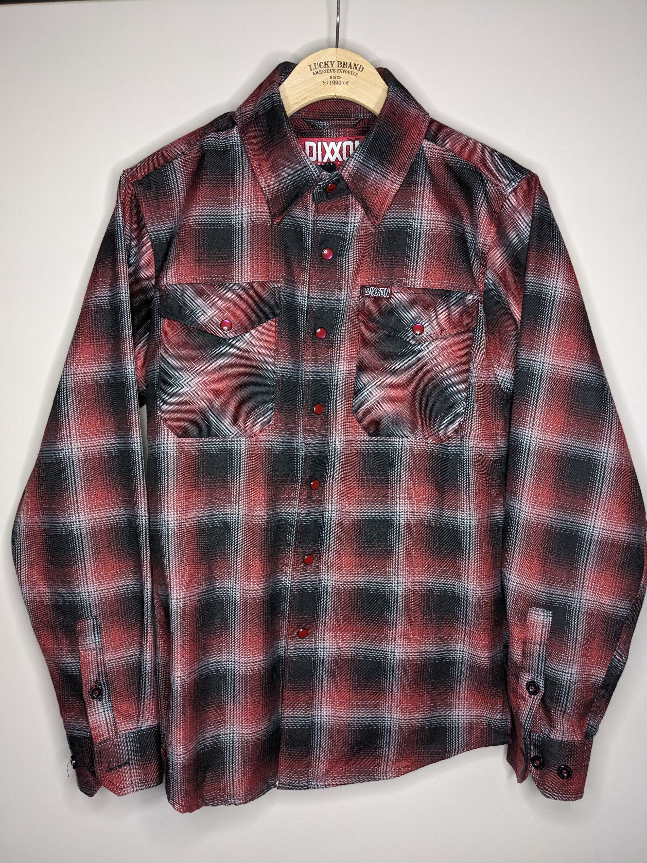 Dixxon Dixxon Flannel Plaid Pearl Snap Shirt The Count RARE Mens XS Size US XS / EU 42 / 0 - 1 Thumbnail