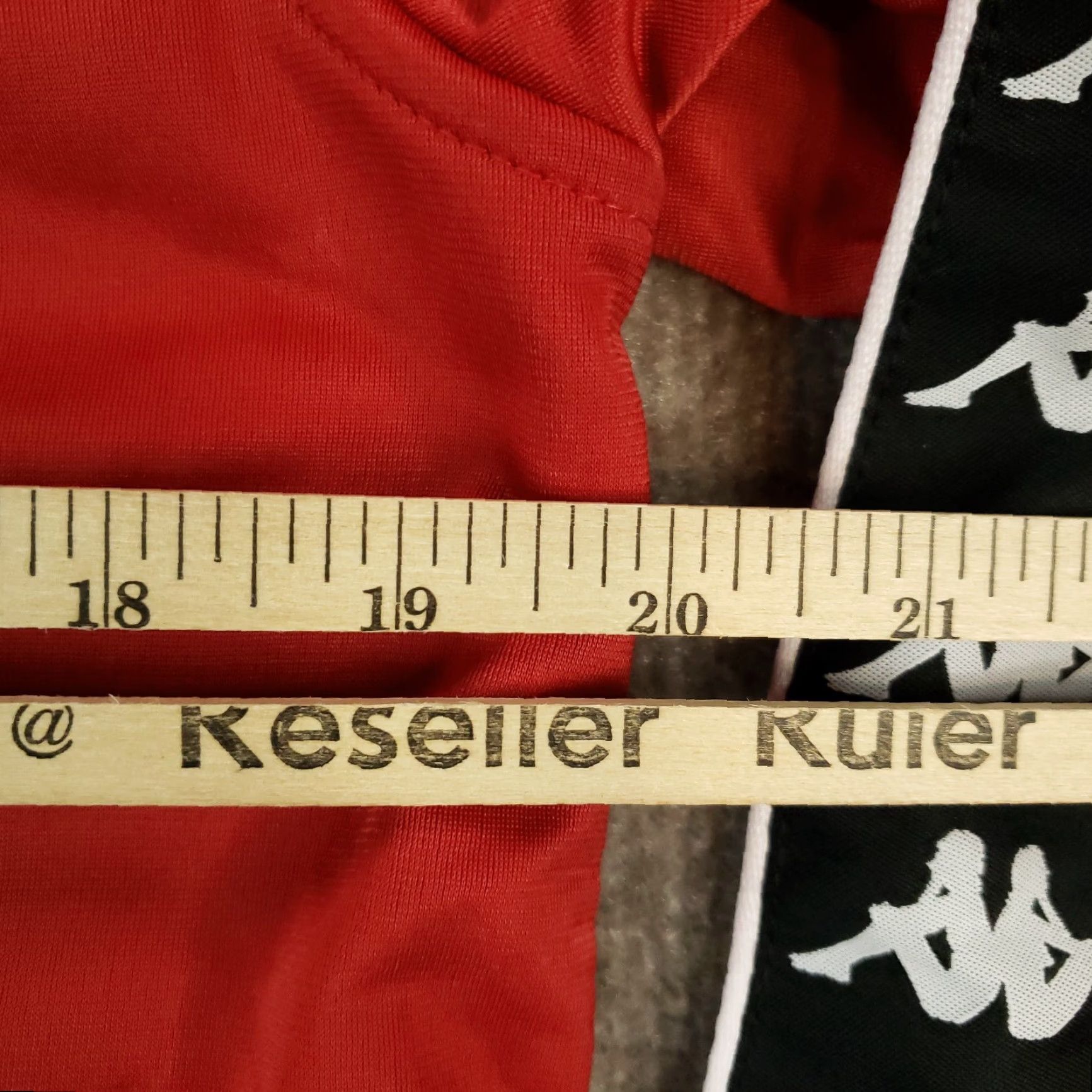 Kappa Kappa Full Zip Sweatshirt Womens Large Red Long Sleeve Logo Size L / US 10 / IT 46 - 4 Thumbnail
