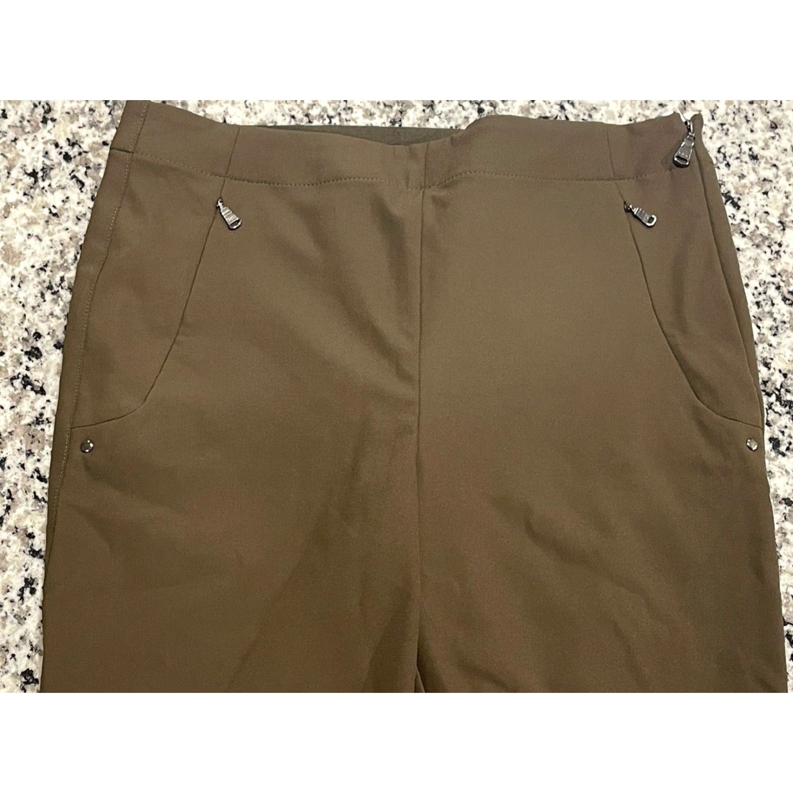 RLX Ralph Lauren RLX Ralph Lauren Golf Stretch Pants Women's Size 6 Green Chino Flat Front 28" Inseam Stretch Machine Washable Womens Size 28" / US 6 / IT 42 - 3 Thumbnail