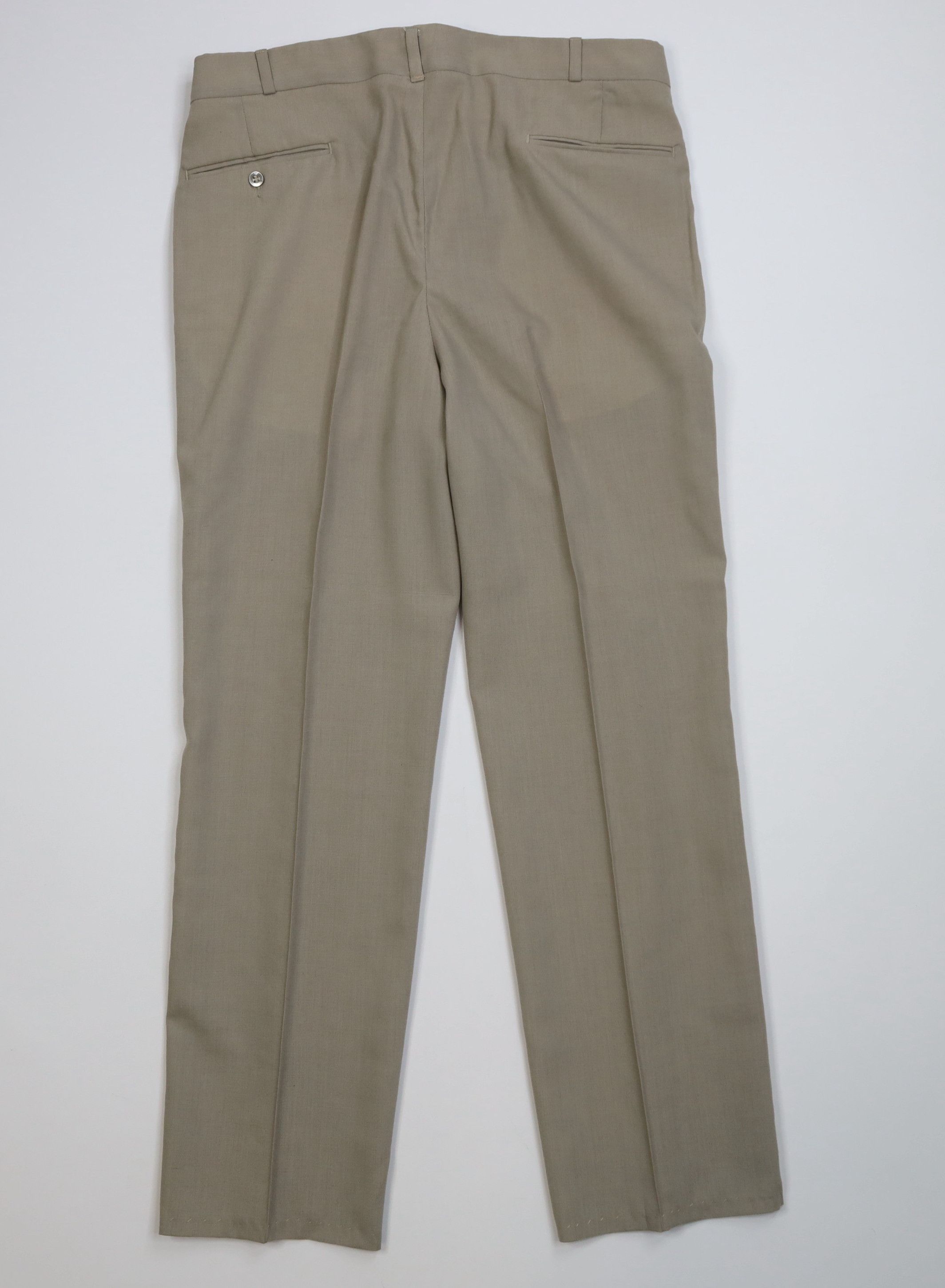 Vintage Vintage 70s Streetwear Wool Blend Knit Wide Leg Chino Pants Size US 36 / EU 52 - 8 Thumbnail