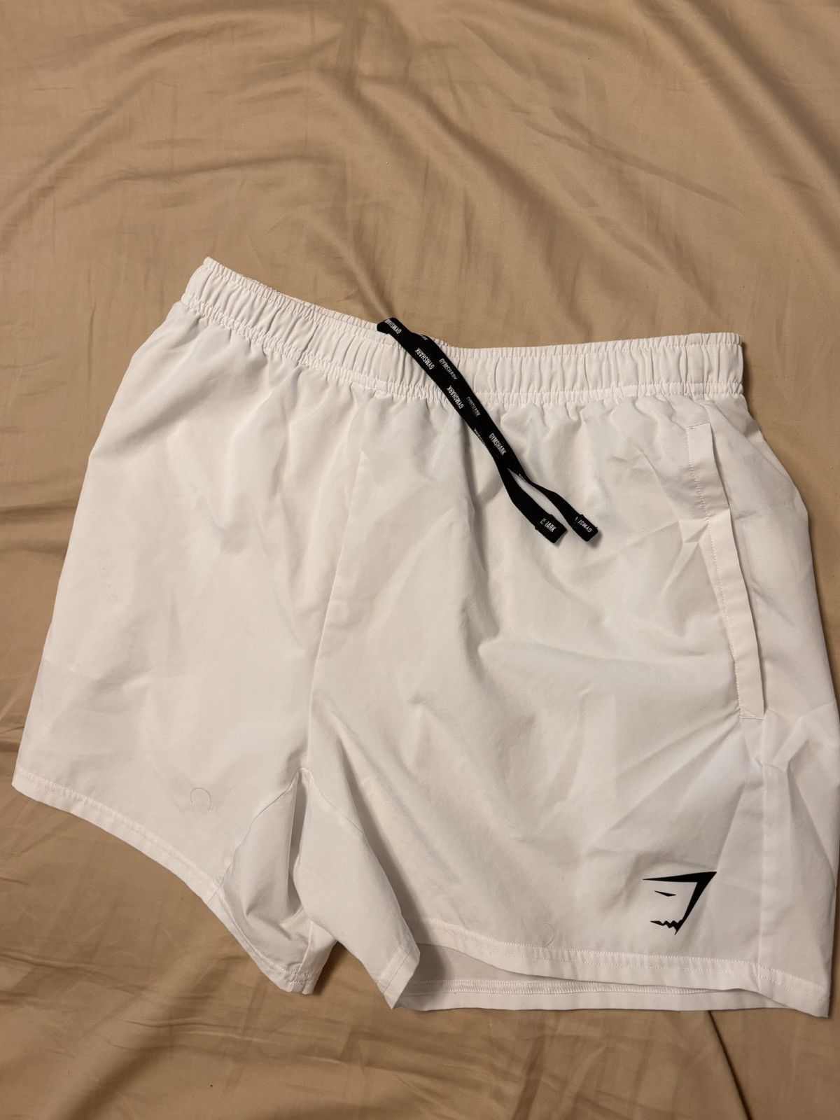 Gymshark Gymshark white Shorts Size US 30 / EU 46 - 1 Thumbnail