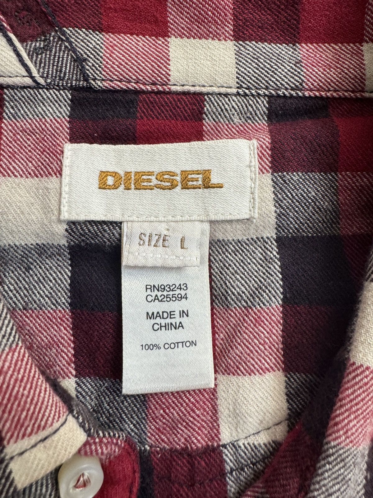 Diesel Diesel Button Up Size US L / EU 52-54 / 3 - 8 Thumbnail