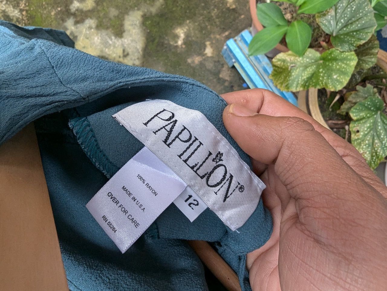 Vintage Papillon Shirt Rayon Size XL / US 12-14 / IT 48-50 - 3 Thumbnail