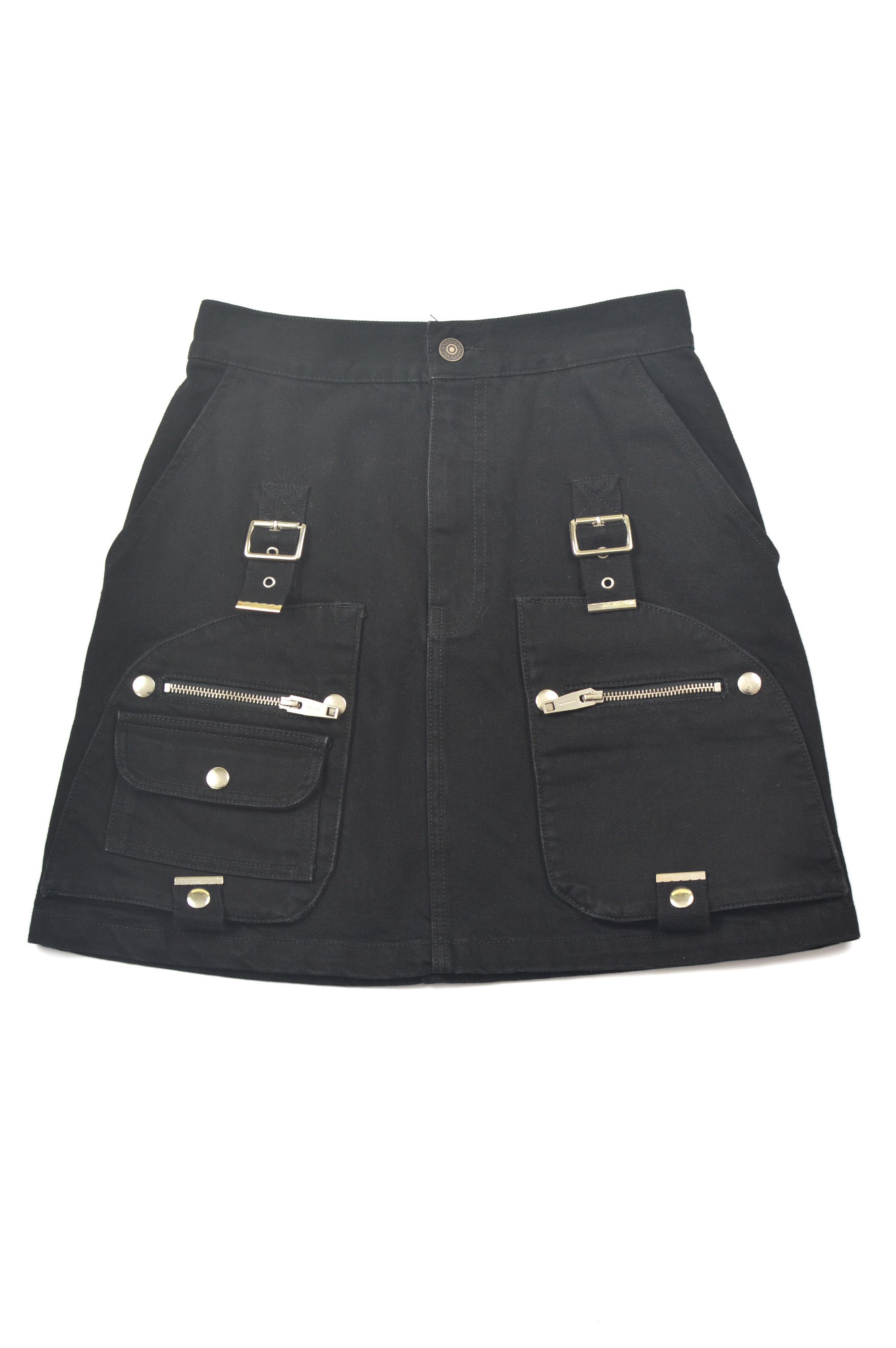 The Kooples The Kooples Jeans FJUP19040J Black Denim Skirt Size 26" / US 2 / IT 38 - 1 Thumbnail