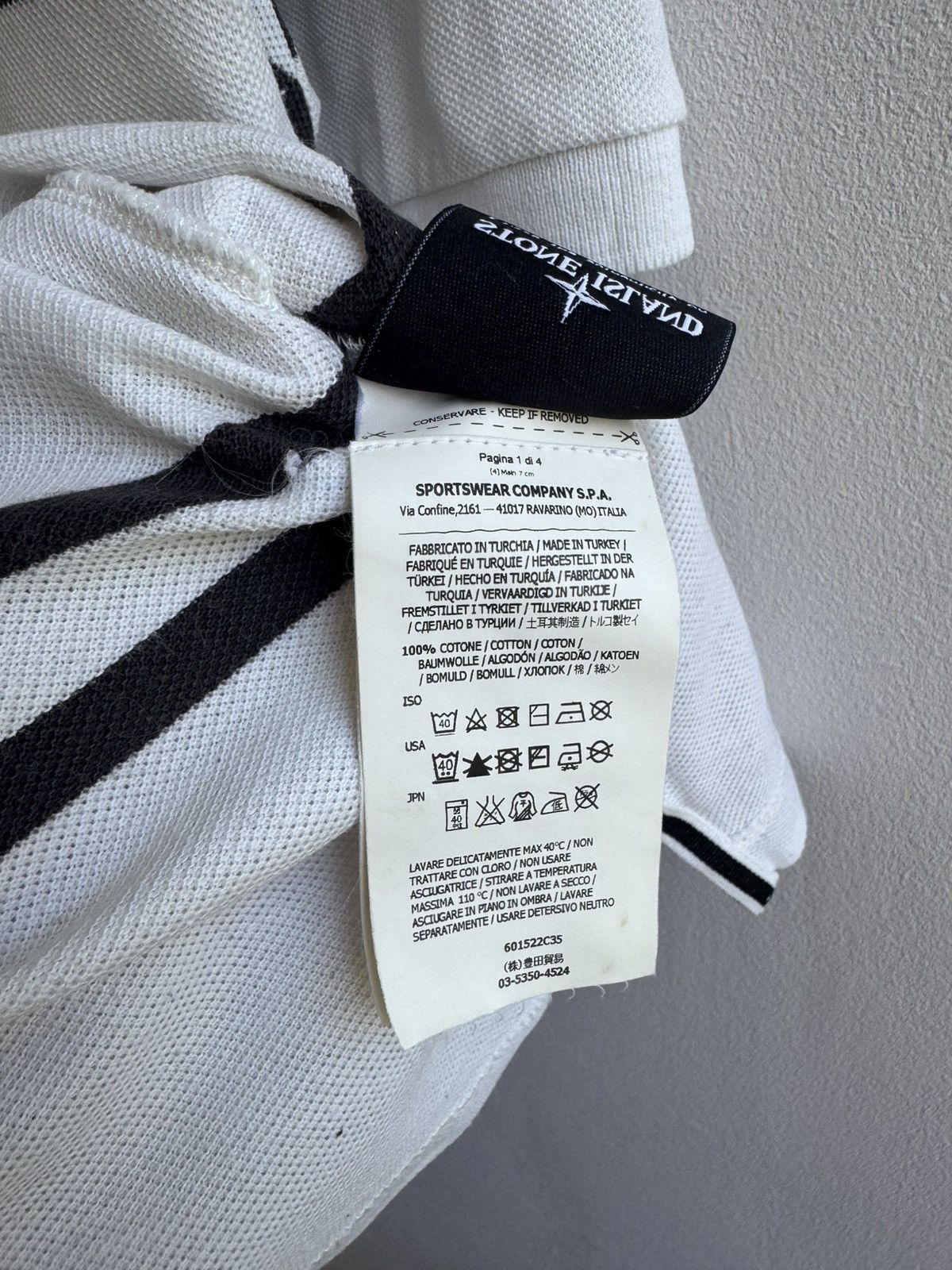 Stone Island Stone Island Patch Program Striped Polo T Shirt Tee Size 3XL Size US XXL / EU 58 / 5 - 13 Thumbnail