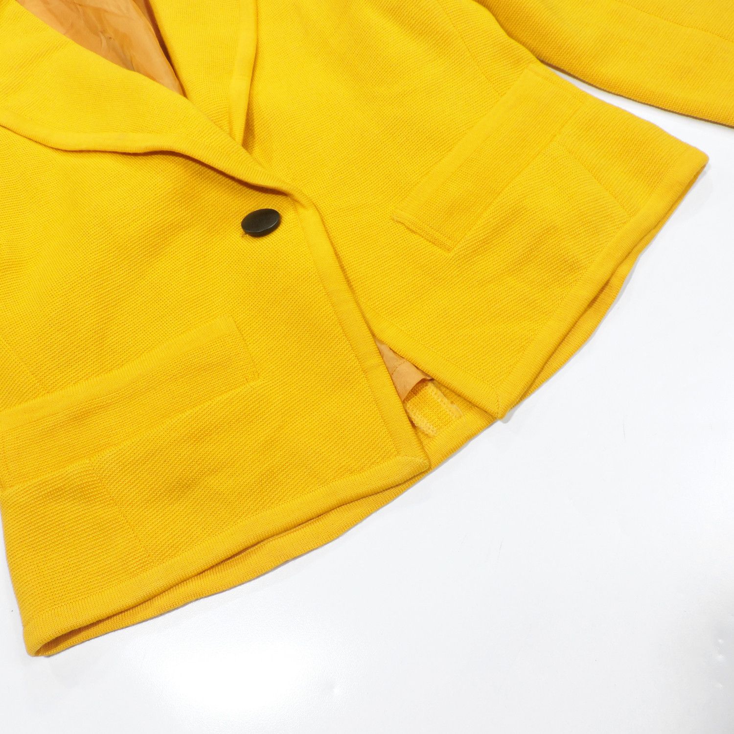 Yves Saint Laurent YVES SAINT LAURENT ONE BUTTON CROPPED BLAZER Size M / US 6-8 / IT 42-44 - 8 Thumbnail