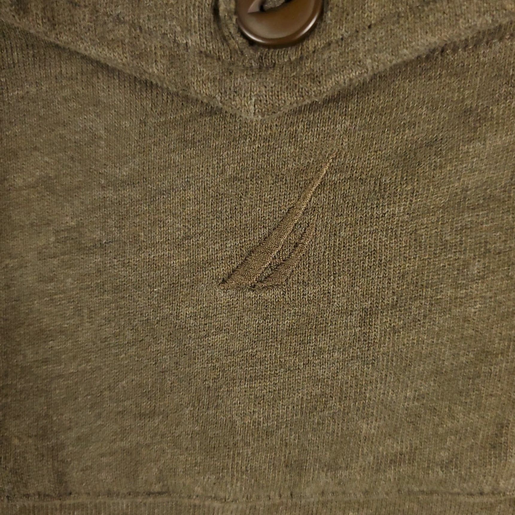 Nautica VINTAGE Nautica Polo Shirt Unisex Adults XL Brown Solid Knit Shirt Mens Womens XL Brown Nautica Polo 90s Preppy Sports Size US XL / EU 56 / 4 - 5 Thumbnail