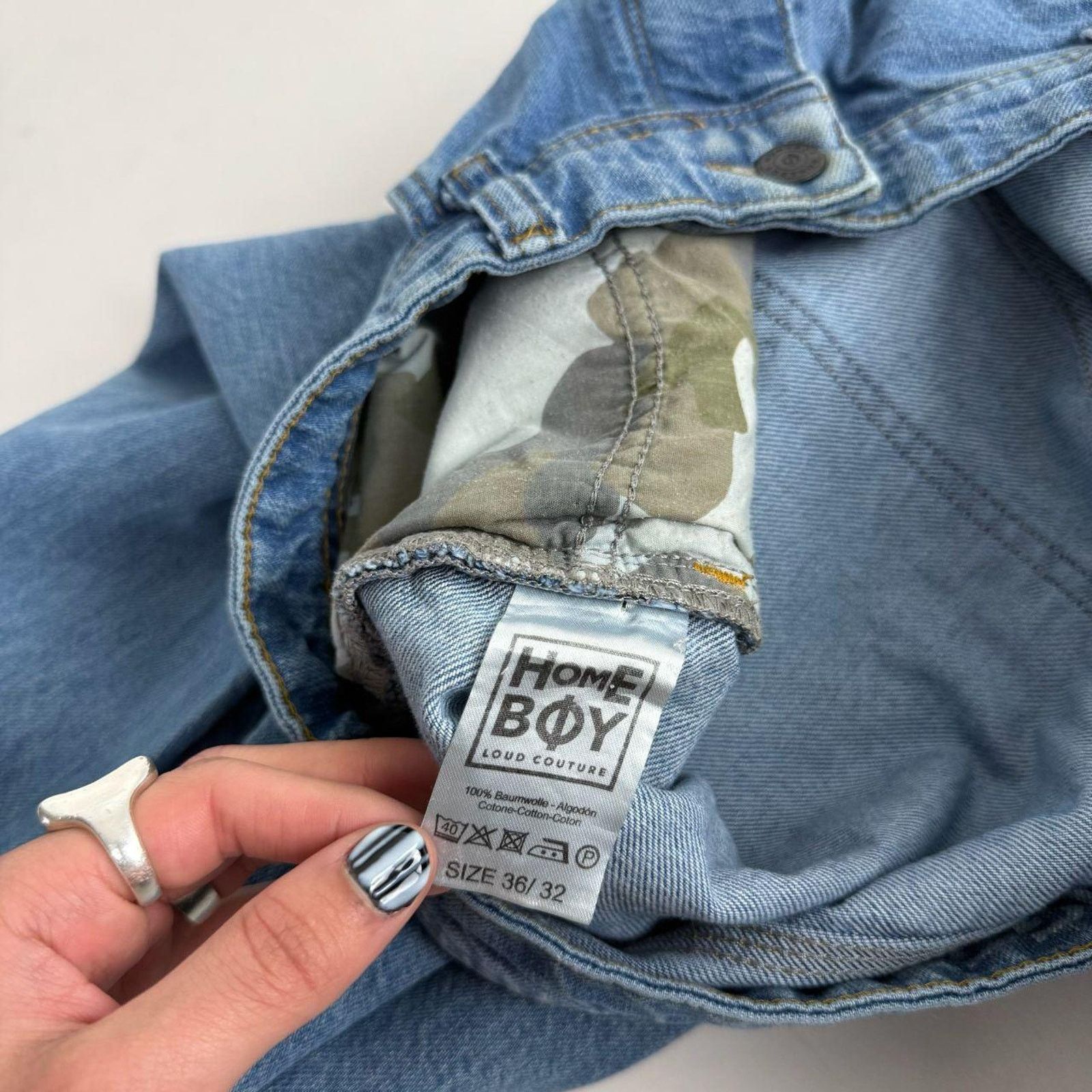 Ecko Unltd. × JNCO × Vintage Vintage y2k stonewash archive baggy wide leg skater jeans Size US 36 / EU 52 - 6 Thumbnail