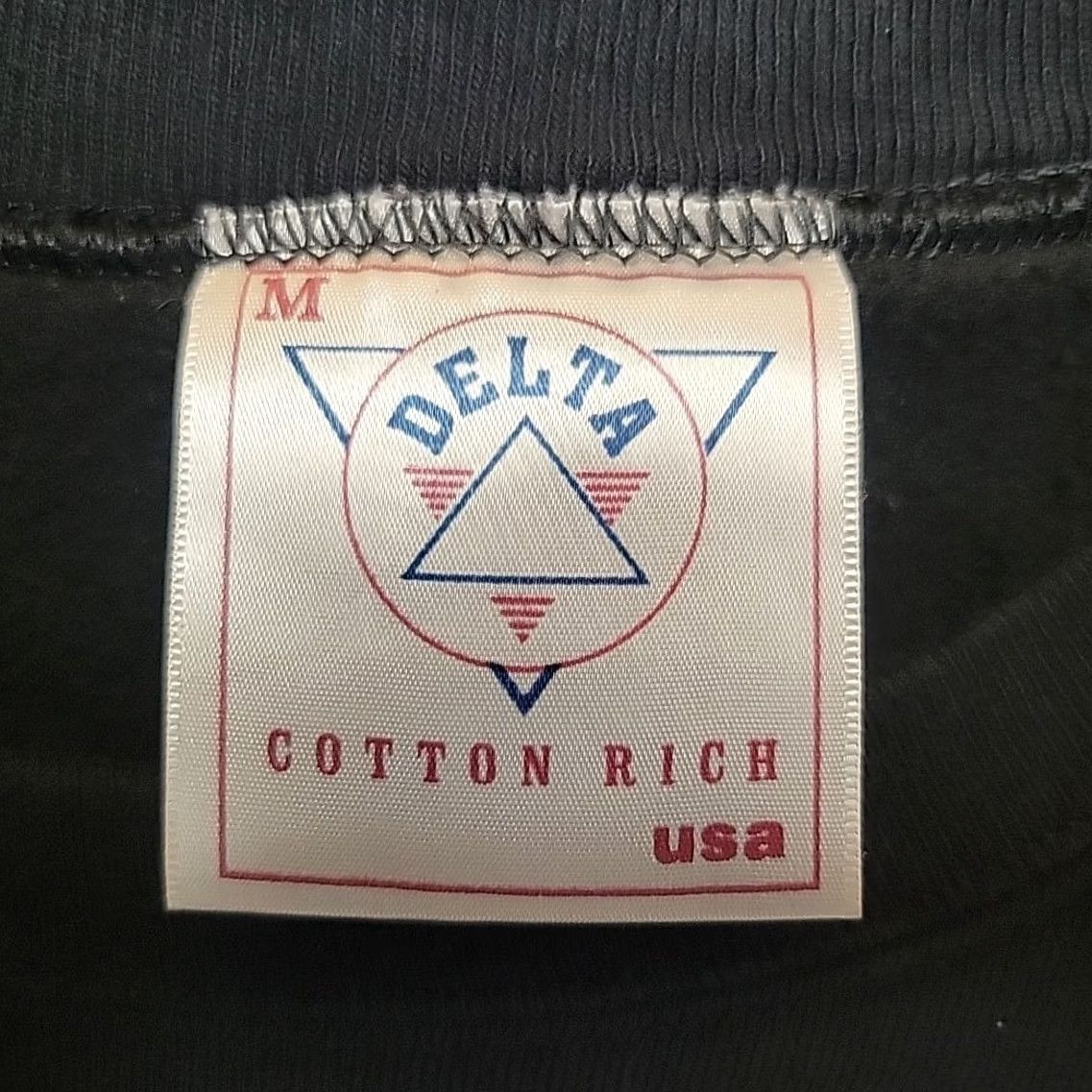 Delta VTG Idaho Sweatshirt SZ M Black Long Sleeve Lookout Pass Ski Sweater Made in USA Size US M / EU 48-50 / 2 - 3 Thumbnail
