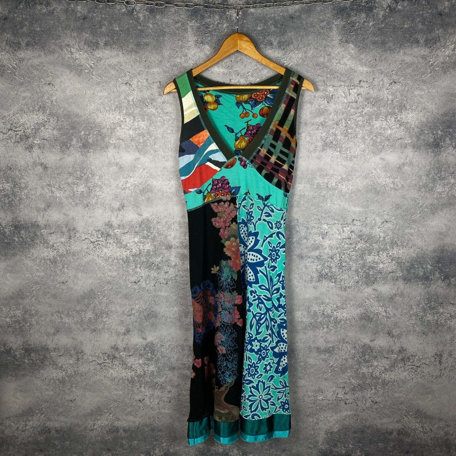 Desigual Desigual Dress Women's Size M Multicolor Sleeveless ` Size M / US 6-8 / IT 42-44 - 1 Thumbnail