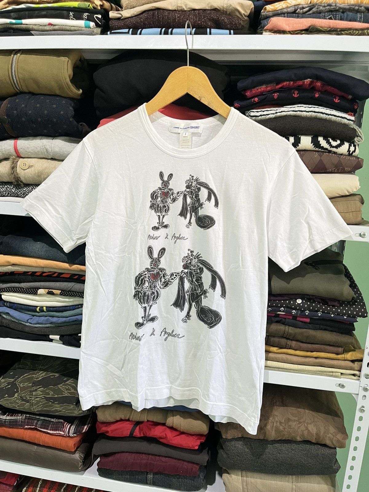 Comme des Garcons Comme Des Garcons X Nicolas Buffe White Short Sleeve Size US S / EU 44-46 / 1 - 2 Thumbnail