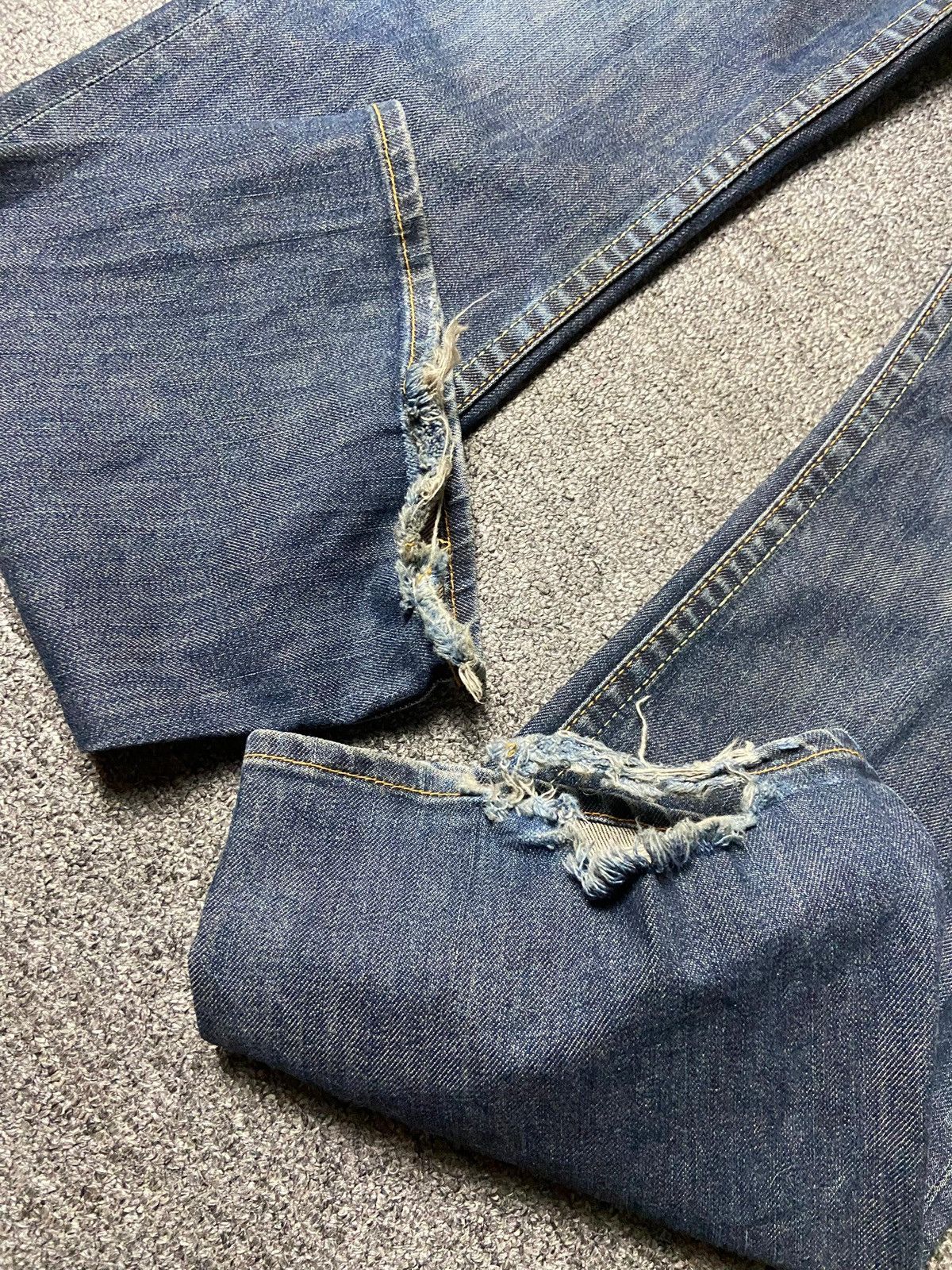 Japanese Brand Elsy by Stylebasic Bobson Bootcut Jeans (164) Size 33" - 6 Thumbnail