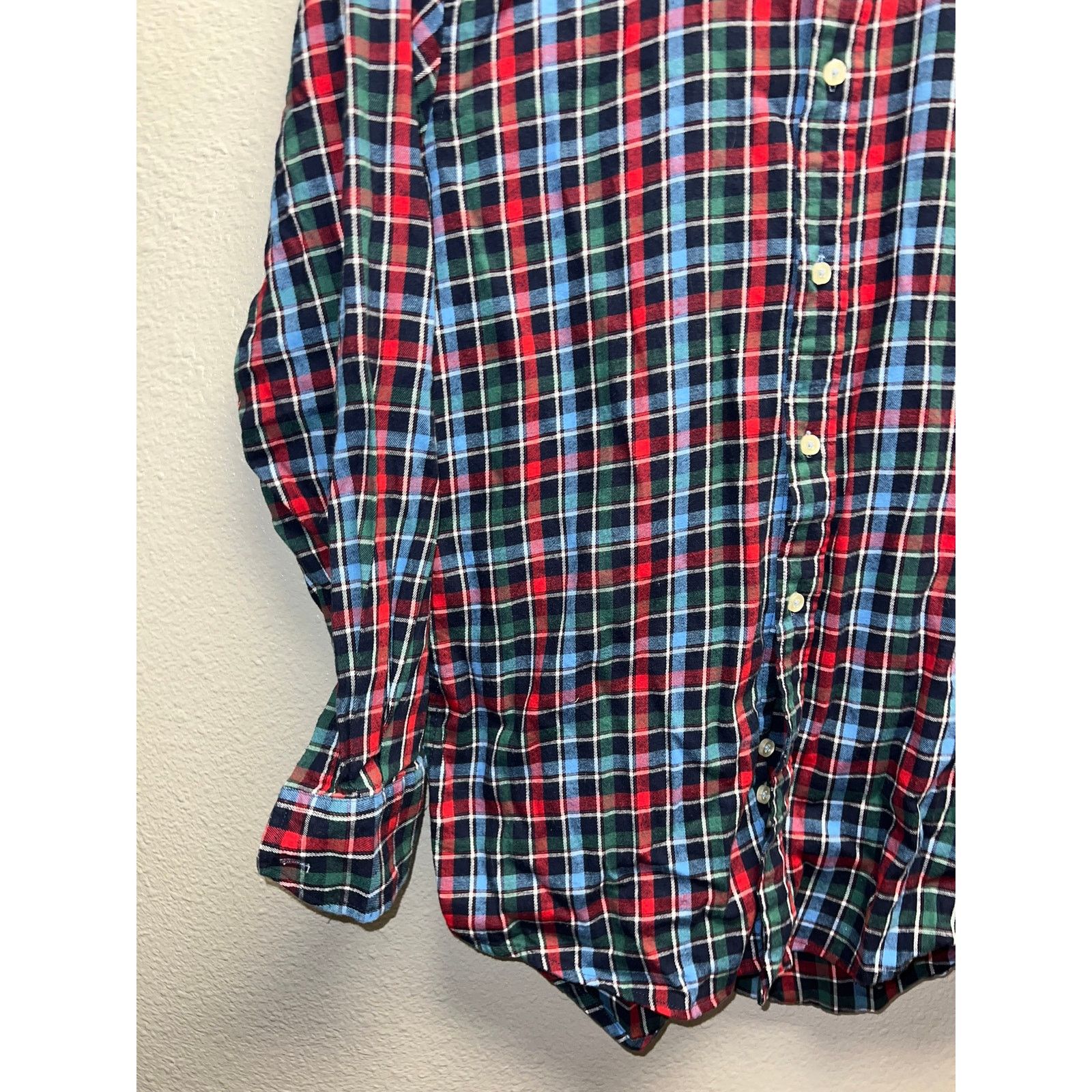 Tailorbyrd Tailorbyrd Button Up Shirt Red Blue Flannel 1930 Collection Size US M / EU 48-50 / 2 - 5 Thumbnail