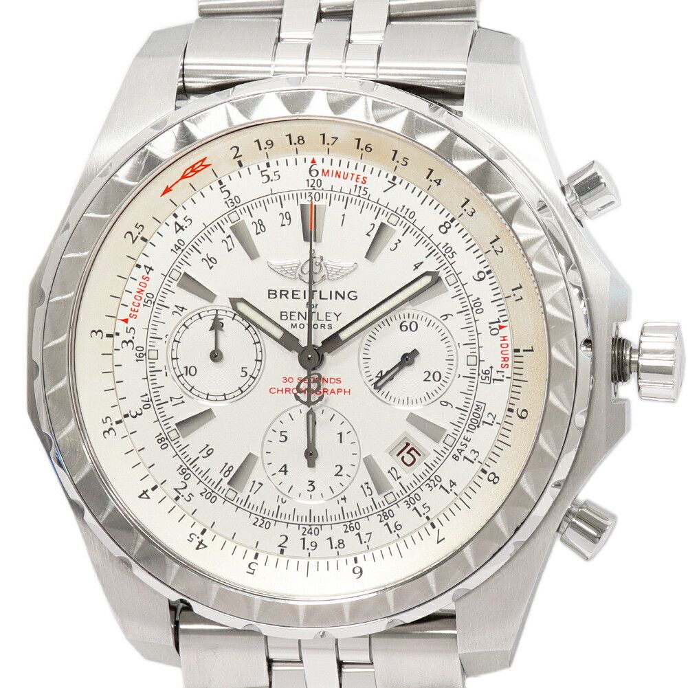 Breitling Breitling Breitling Bentley Motors Stainless Steel Mens Watch Metal Automatic A25363 DUTY FREE for USA Size ONE SIZE - 1 Thumbnail