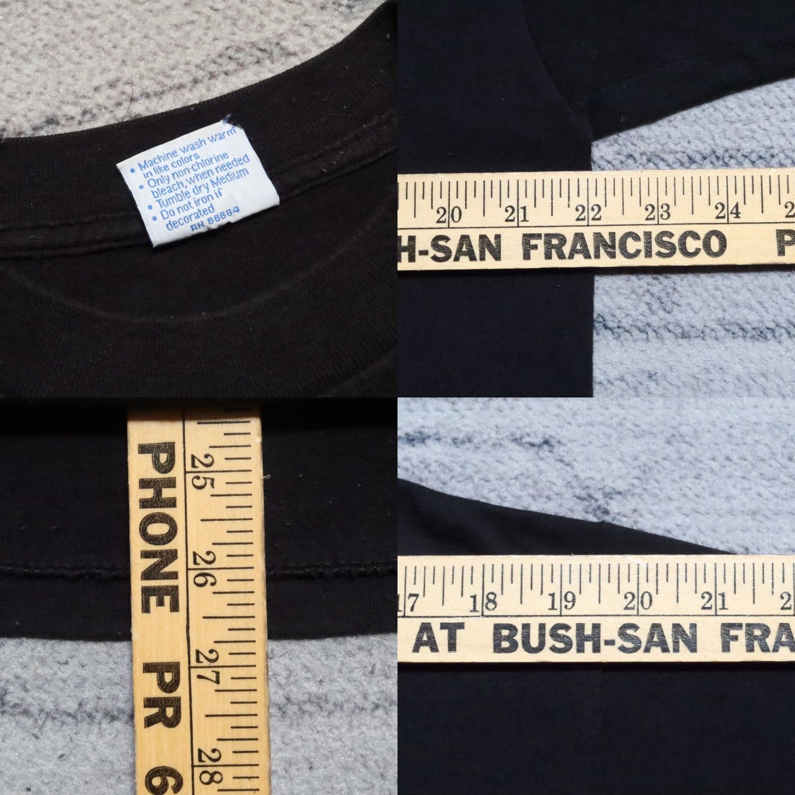 Vintage VINTAGE The African Hellacaust Never Forget Shirt Mens T-Shirt L Black USA Made Size US L / EU 52-54 / 3 - 8 Thumbnail