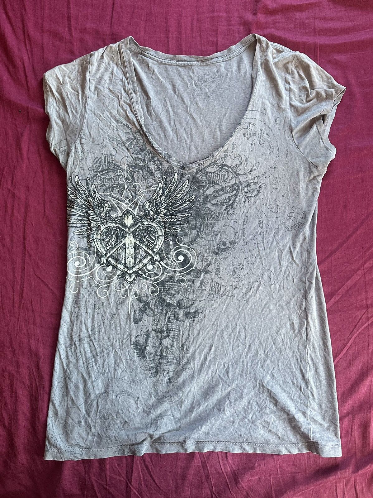 Affliction stranded y2k affliction style tee Size M / US 6-8 / IT 42-44 - 1 Thumbnail