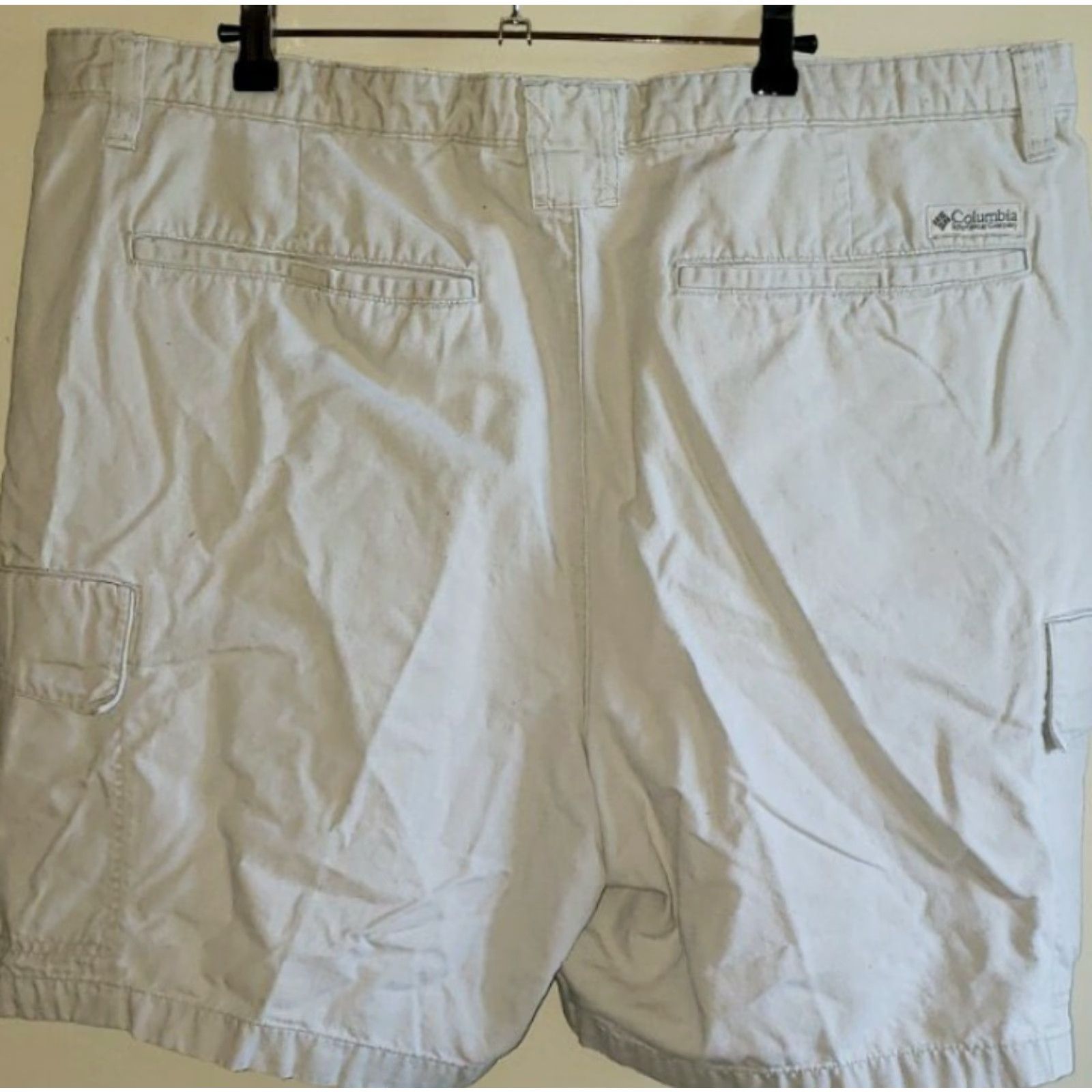 Vintage Columbia Cargo Hiking Shorts Men 42 Beige 6 Pockets RN69724 CA05367 #1029 Size US 42 / EU 58 - 2 Thumbnail