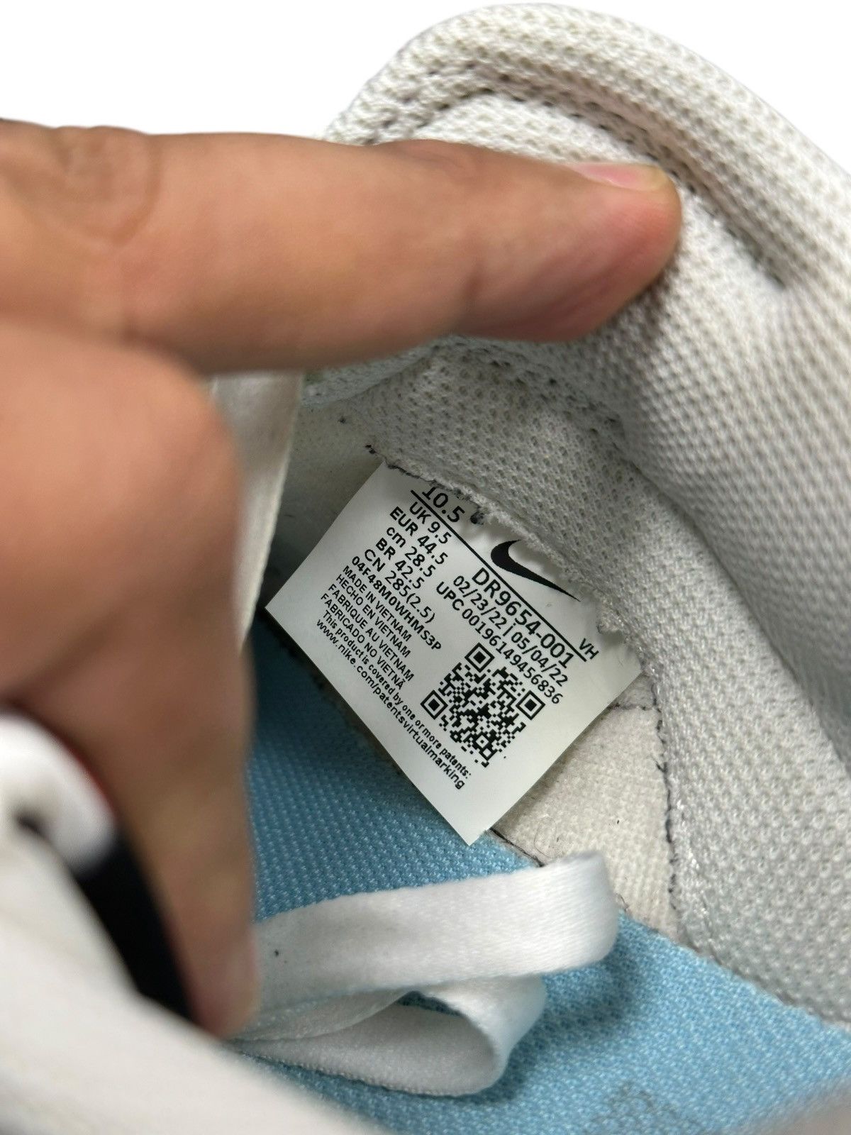 Nike Nike Dunk Low Grey Lottery Pack SE Size 10.5 White Sneakers Size US 10.5 / EU 43-44 - 10 Thumbnail