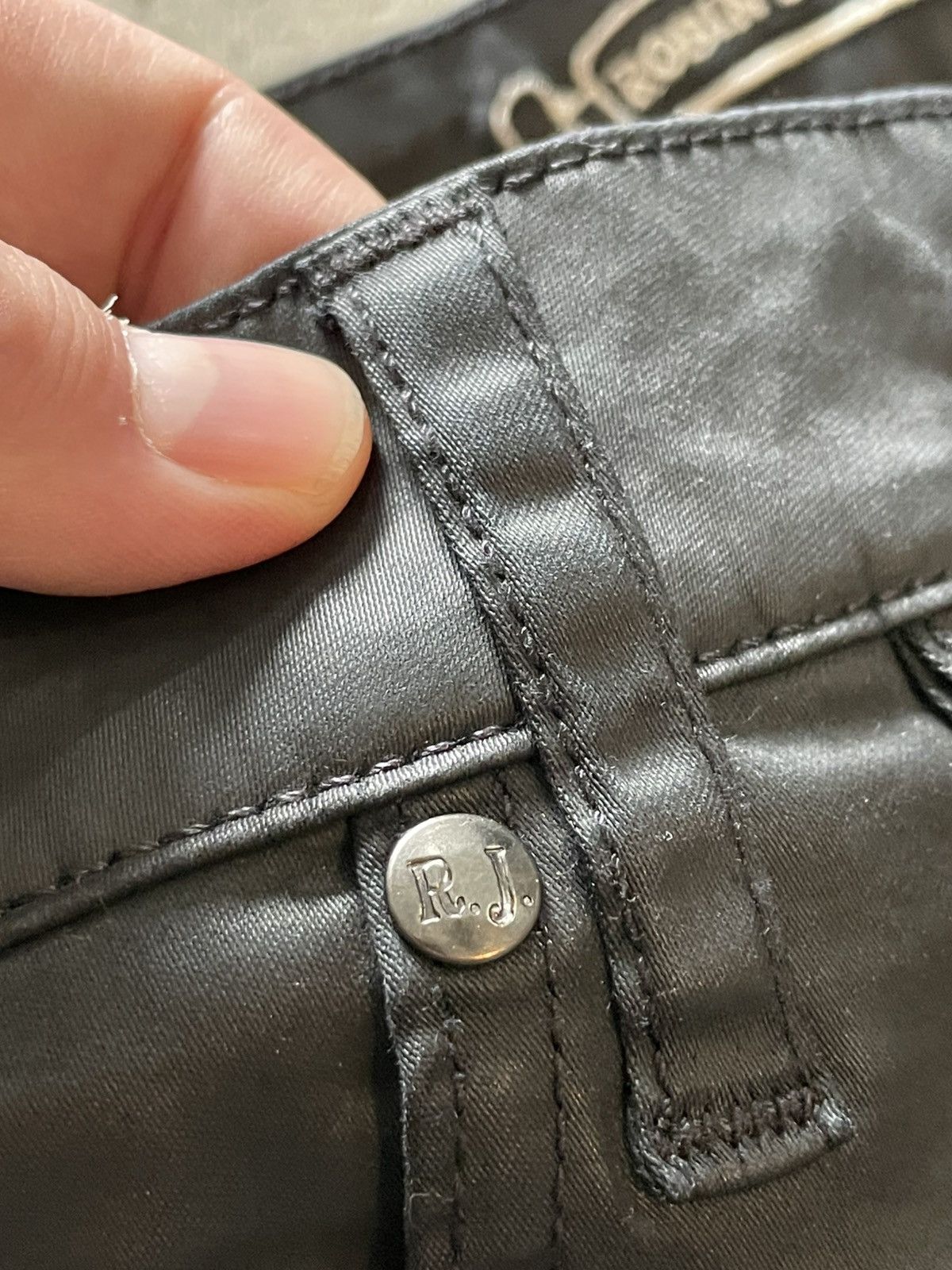 Robins Jeans Robins Jean Biker Denim Size US 32 / EU 48 - 13 Thumbnail