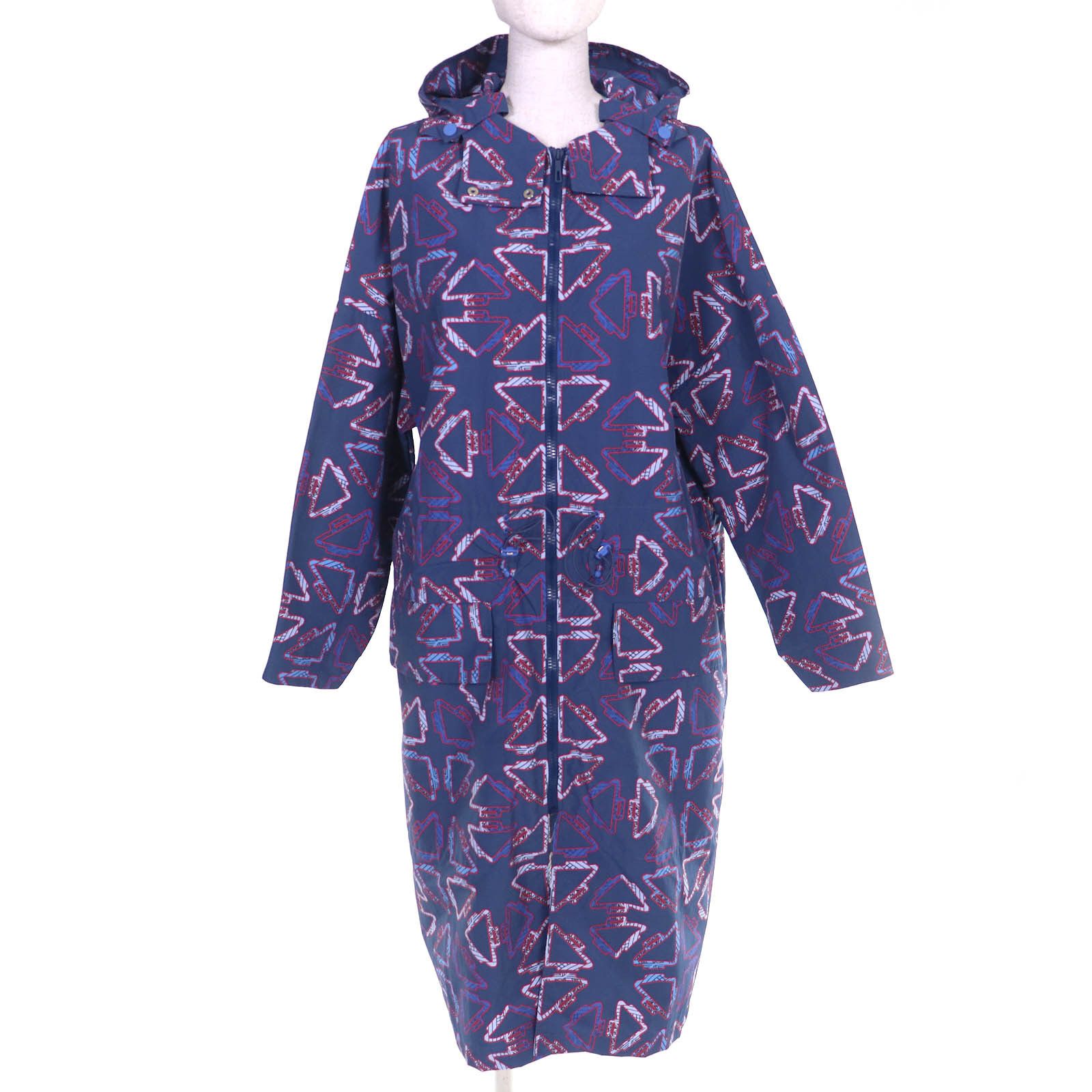 Hermes Hermes Hermès Tatersales Long Beach Polyamide Coat 40 Plastic / Synthetic Outerwear DUTY FREE for USA Size ONE SIZE - 1 Thumbnail