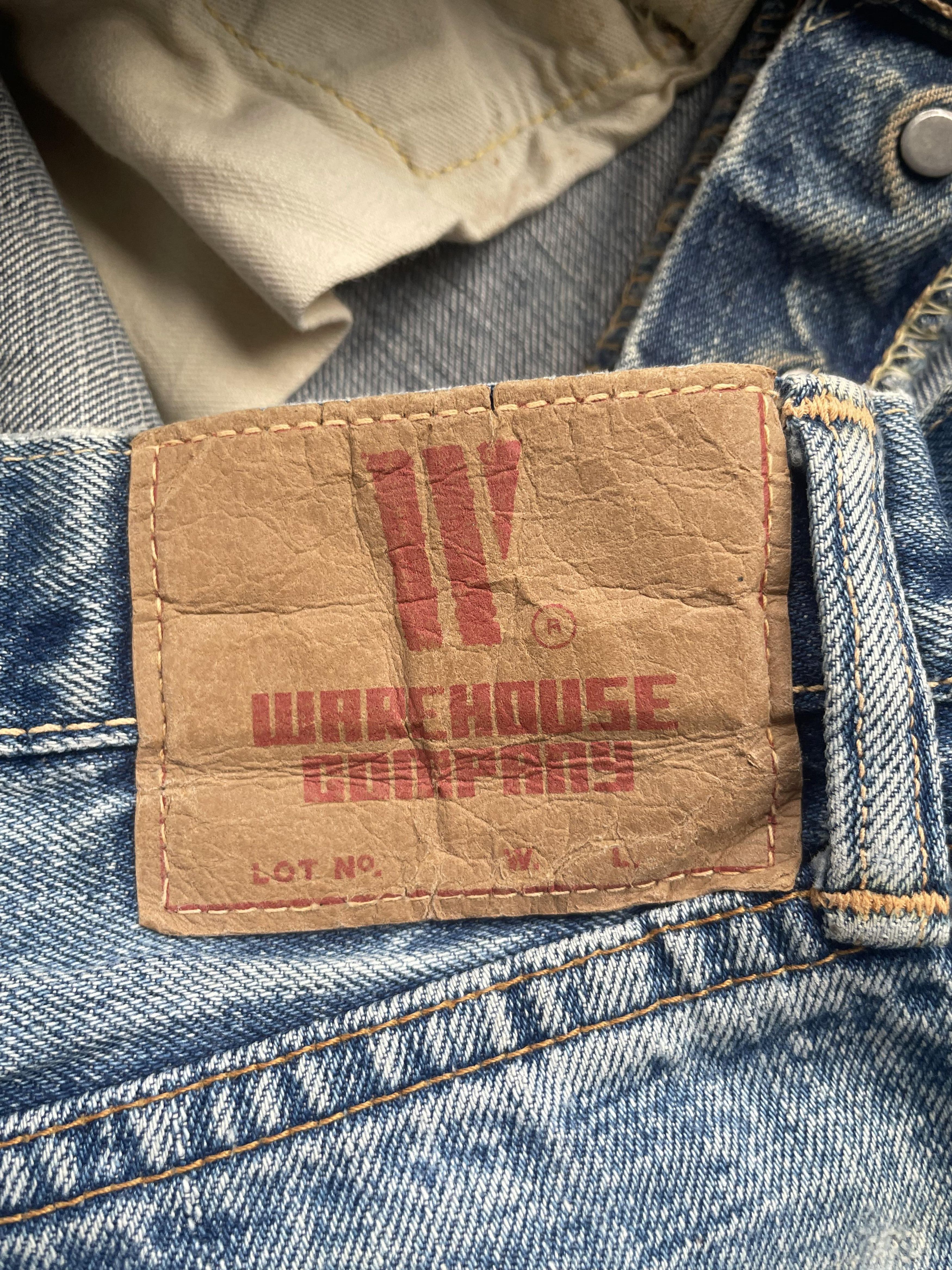 Vintage Vintage Warehouse Company Selvedge Faded Distresed Denim Size US 30 / EU 46 - 9 Thumbnail