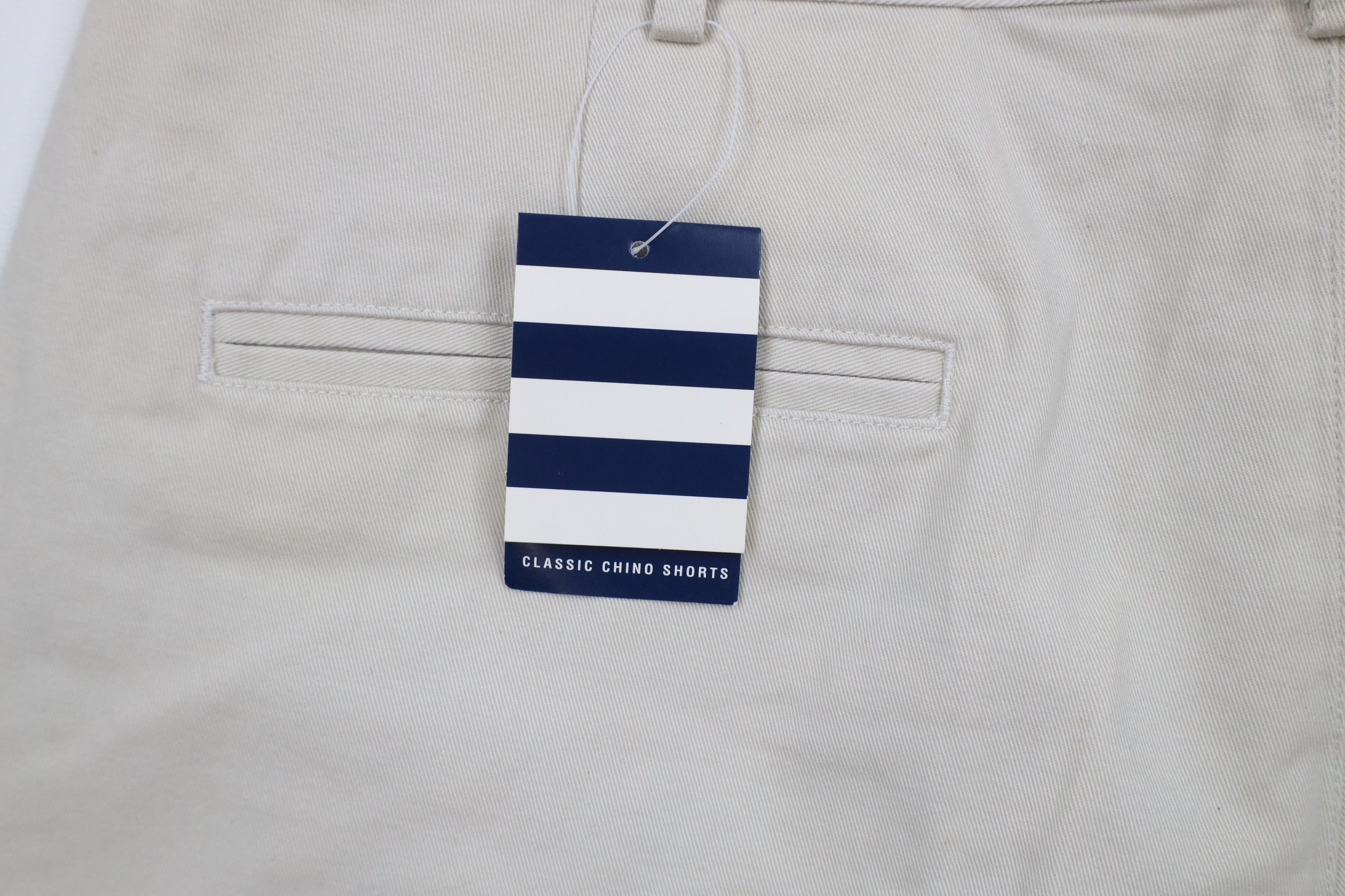 Lands' End × Vintage Deadstock Vintage Lands End Above Knee Chino Shorts Cotton Size US 34 / EU 50 - 11 Thumbnail
