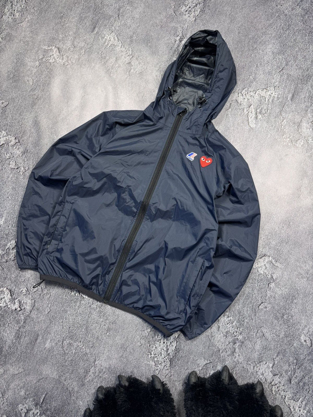 K-Way x Comme des Garçons Play Windbreaker