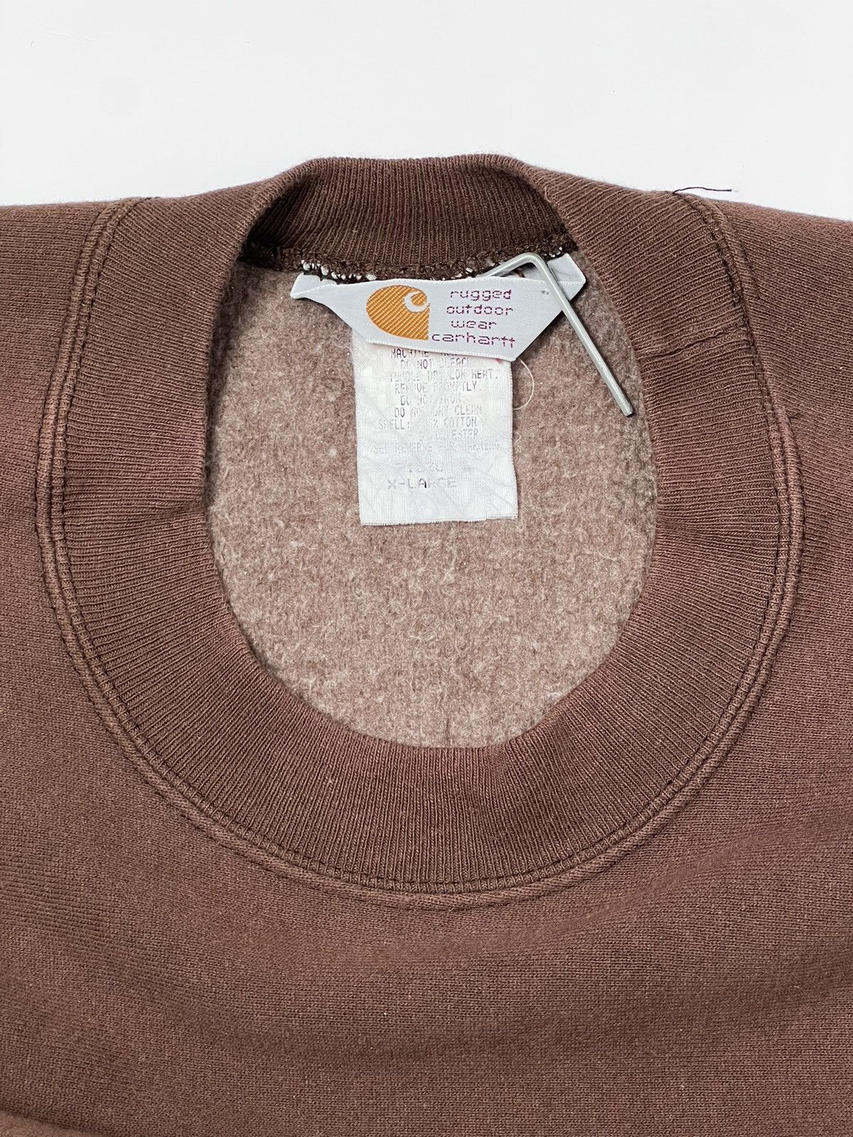 Carhartt 1980s Carhartt Brown Sweatshirt 80s Vintage Oakley Stussy Size US XL / EU 56 / 4 - 10 Thumbnail