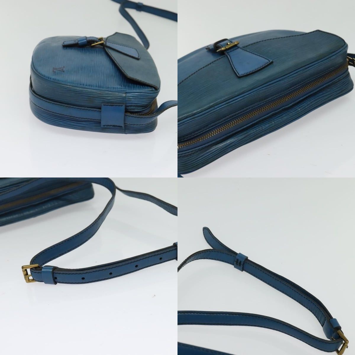 Louis Vuitton LOUIS VUITTON Epi June Feuille Shoulder Bag Blue M52155 Size ONE SIZE - 12 Thumbnail