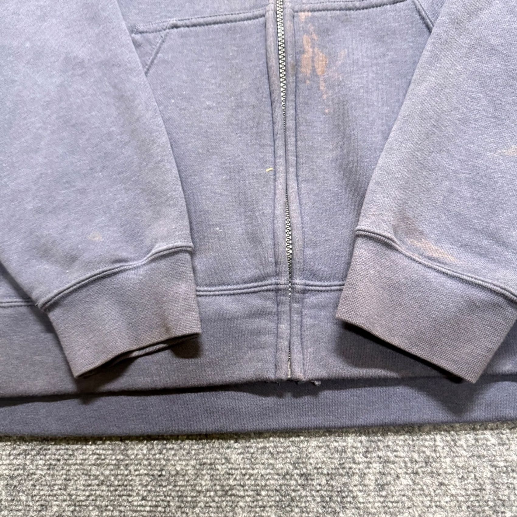 Vintage VINTAGE Pirates Carribean Jacket Men's XL Gray Fullziphooded Patched Black Cotton Blend Jacket Mens XL Gray Size US XL / EU 56 / 4 - 7 Thumbnail
