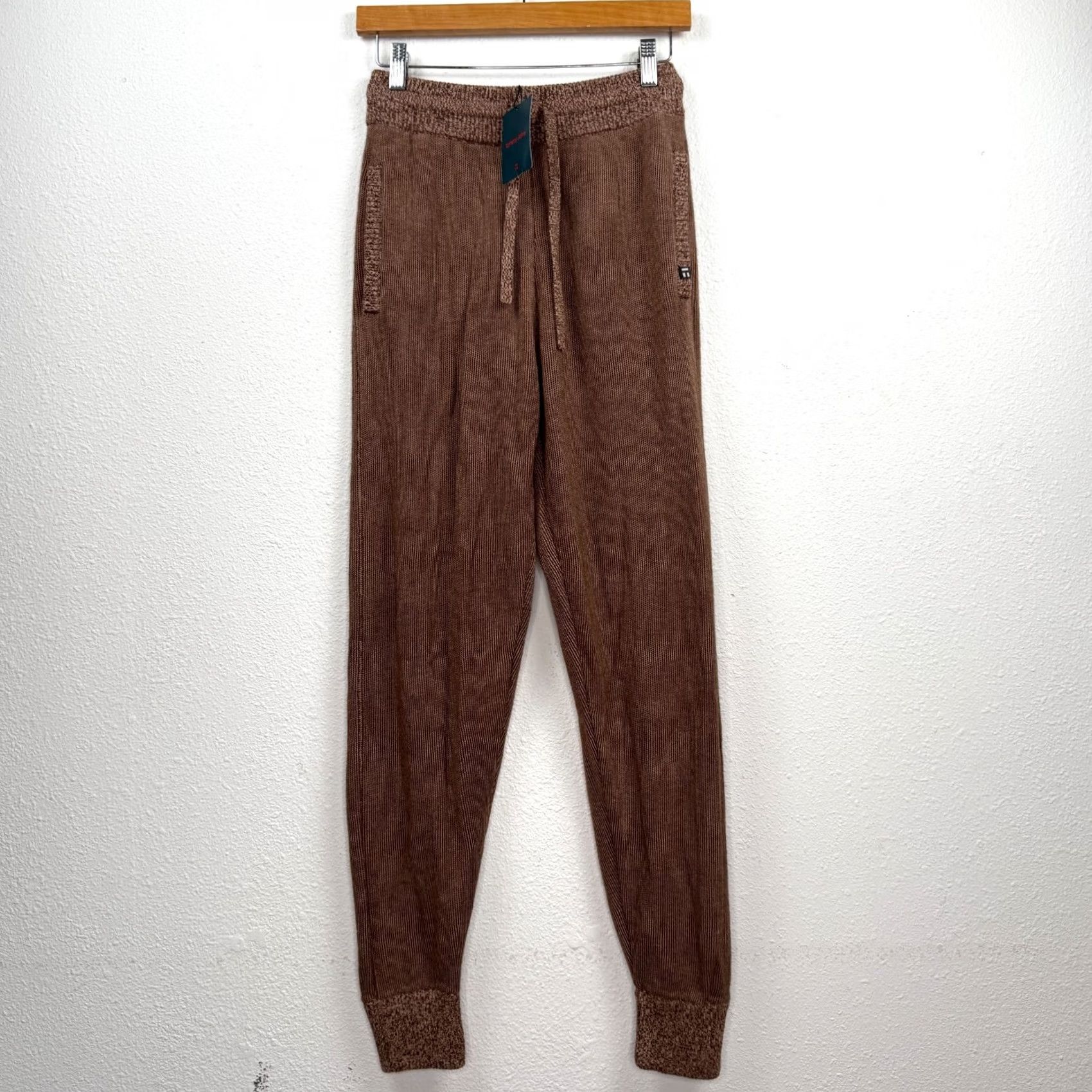 Vintage Tommy John Sweater Knit Lounge Set Men Top Bottoms 2 Piece NWT Brown Size S Regular Knit Lounge Set City College Size US S / EU 44-46 / 1 - 6 Thumbnail