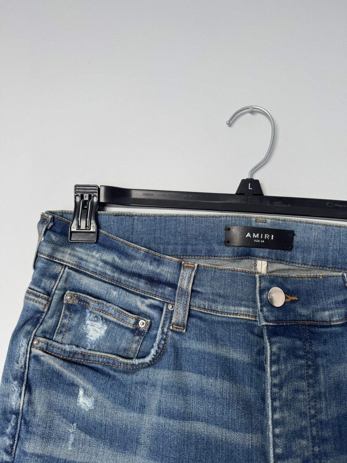 Amiri AMIRI Stack, River Indigo Jeans Size US 34 / EU 50 - 12 Thumbnail