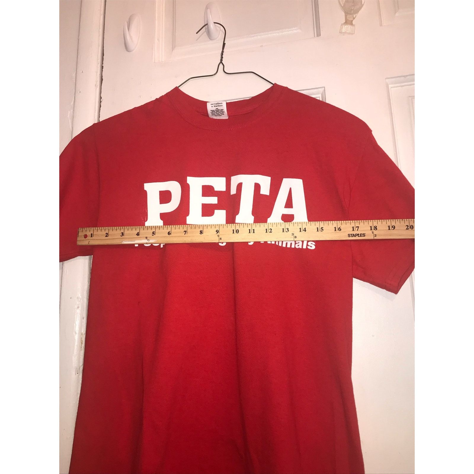 Gildan ARLINGTON JERKY PETA T-Shirt Men’s Adult M Red Short sleeved Size US M / EU 48-50 / 2 - 6 Thumbnail