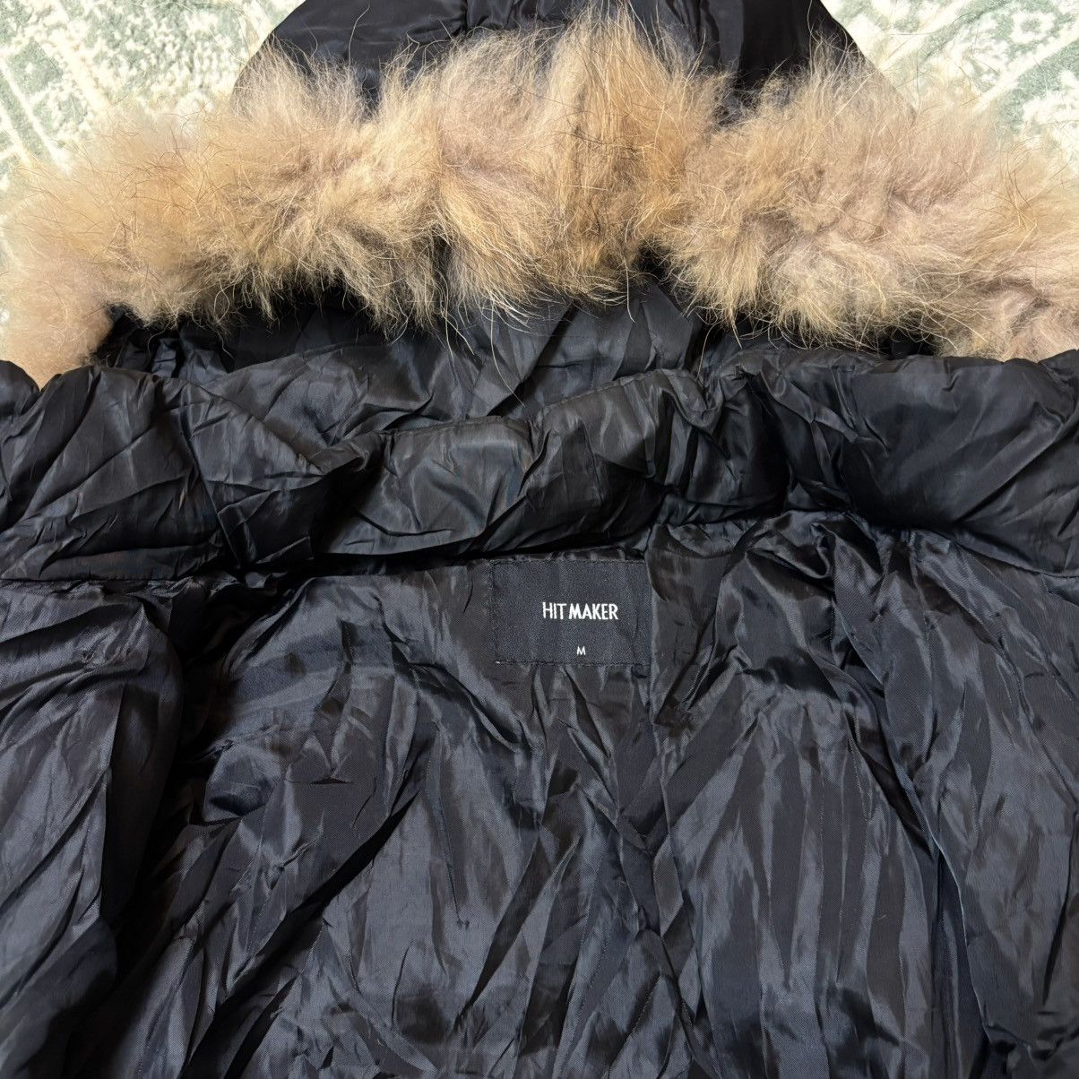If Six Was Nine × Japanese Brand × Le Grande Bleu (L.G.B.) Hit Maker Fur jacket down puffer IfSixWasNine LGB Style Size US L / EU 52-54 / 3 - 8 Thumbnail