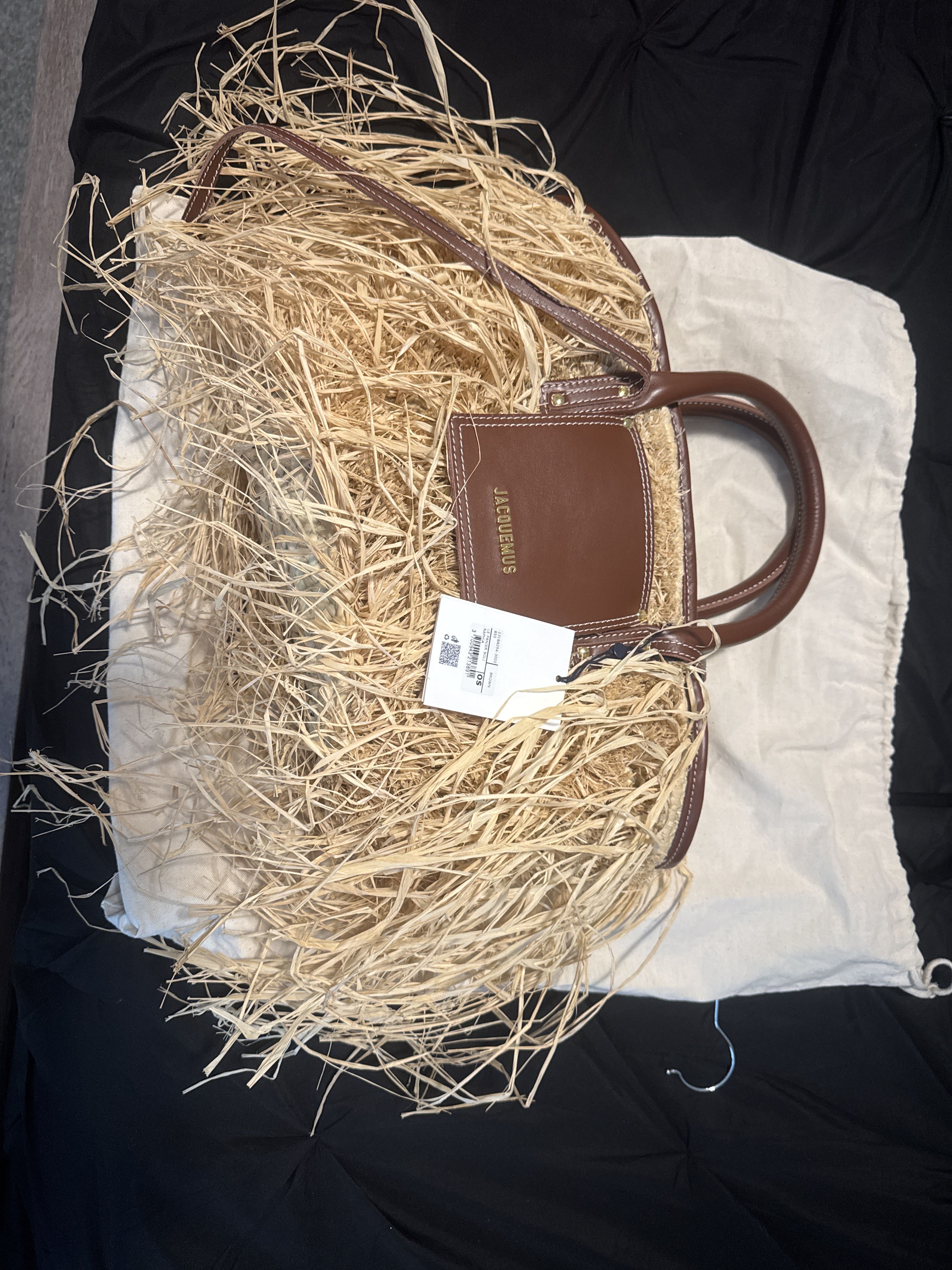 Jacquemus Jacquemus Le Bambola Raffia Fringe Bag Size ONE SIZE - 2 Thumbnail
