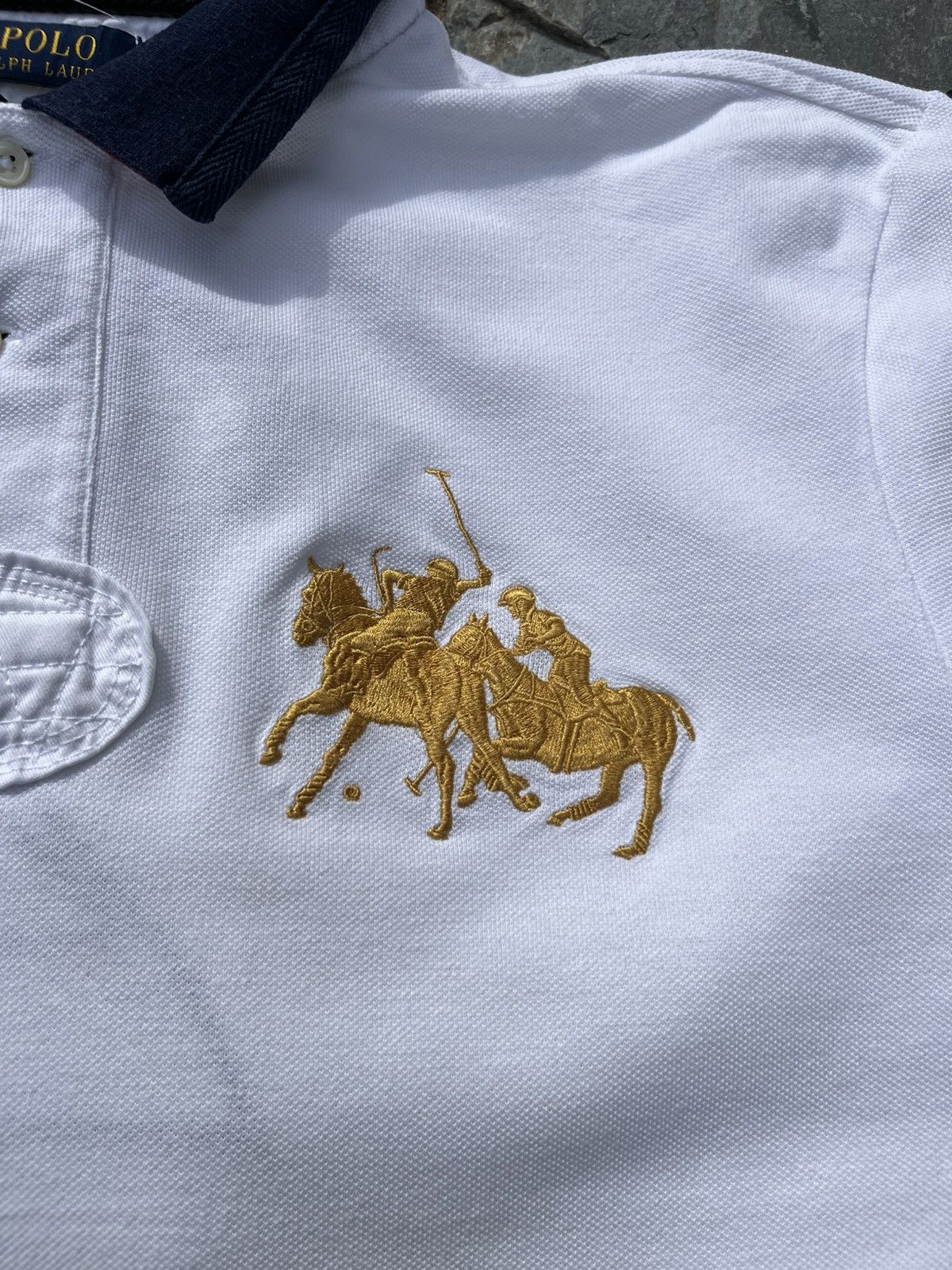Glo Gang × Polo Ralph Lauren Polo Ralph Lauren Chief Keef style polo tee y2k double pony Size US XL / EU 56 / 4 - 7 Thumbnail