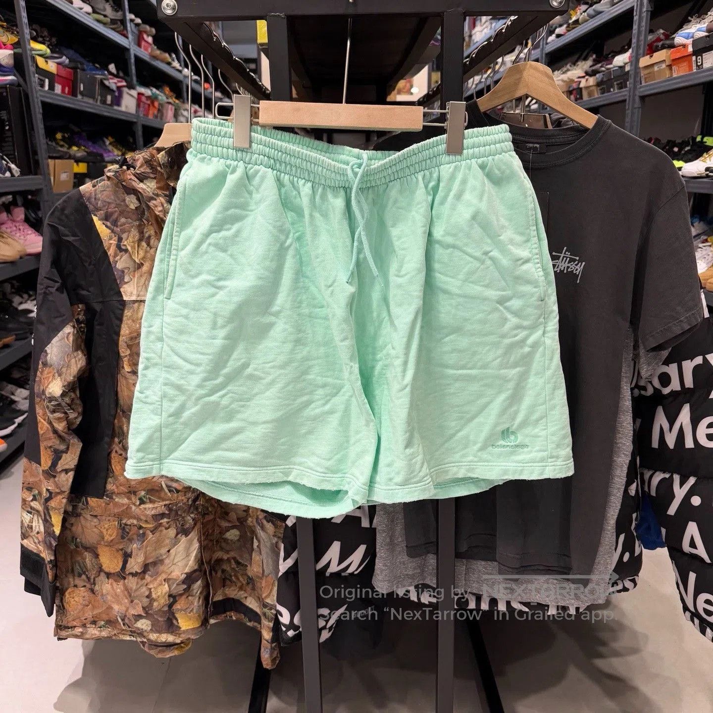 Balenciaga Balenciaga 25SS Distressed Double B Shorts. Size US 26 / EU 42 - 7 Thumbnail