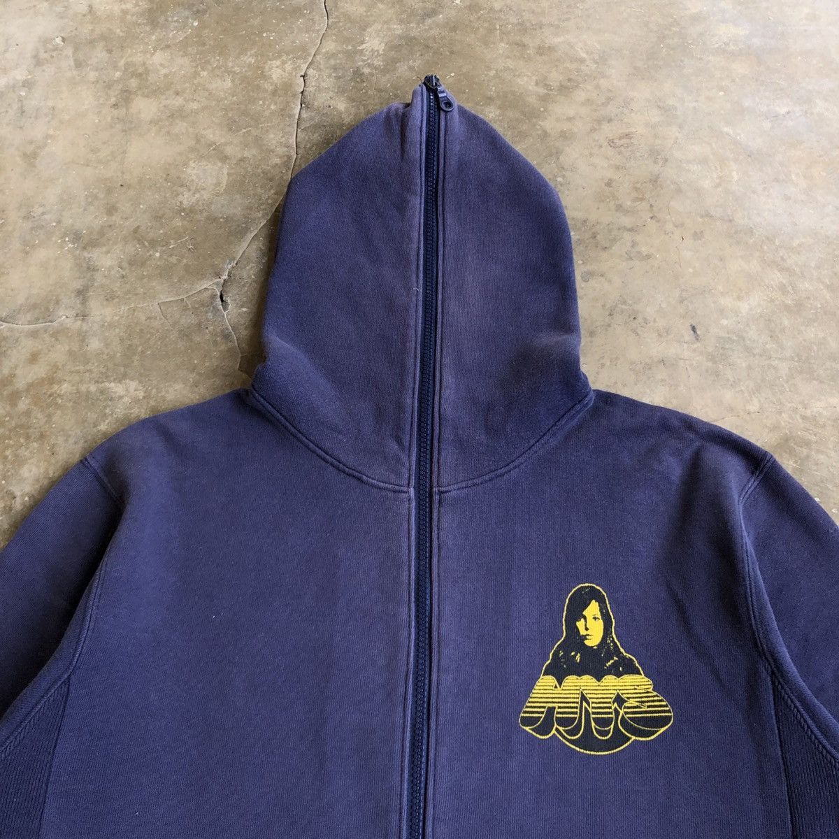 Hysteric Glamour Vintage Hysteric Glamour Woman HYS Full Zipper Hoodie Navy Size US L / EU 52-54 / 3 - 3 Thumbnail
