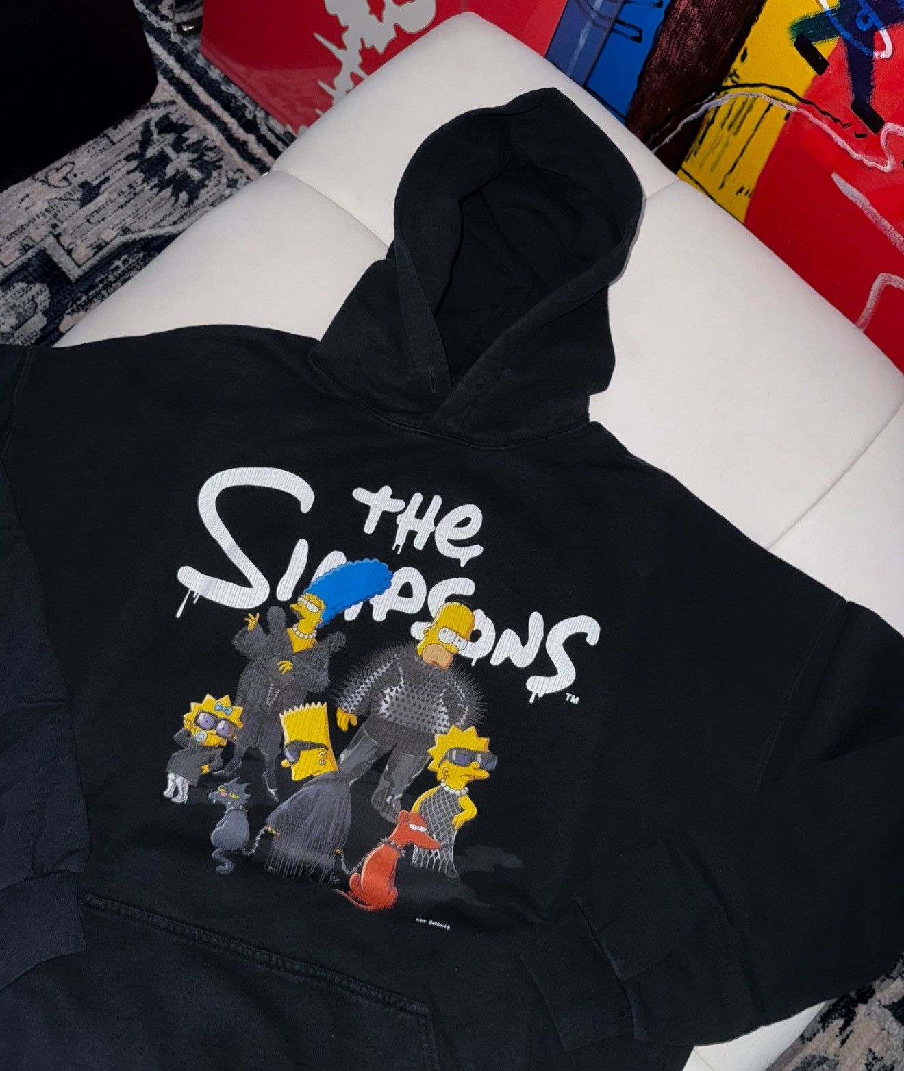 Balenciaga × The Simpsons Balenciaga hoodie Size US L / EU 52-54 / 3 - 2 Thumbnail
