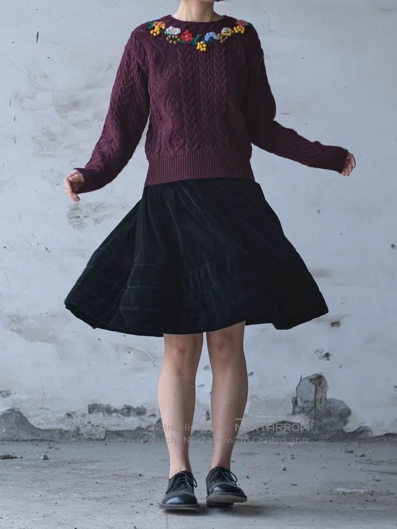 Comme des Garcons Comme Des Garcons size M Velvet Skirt Size 23" - 5 Thumbnail