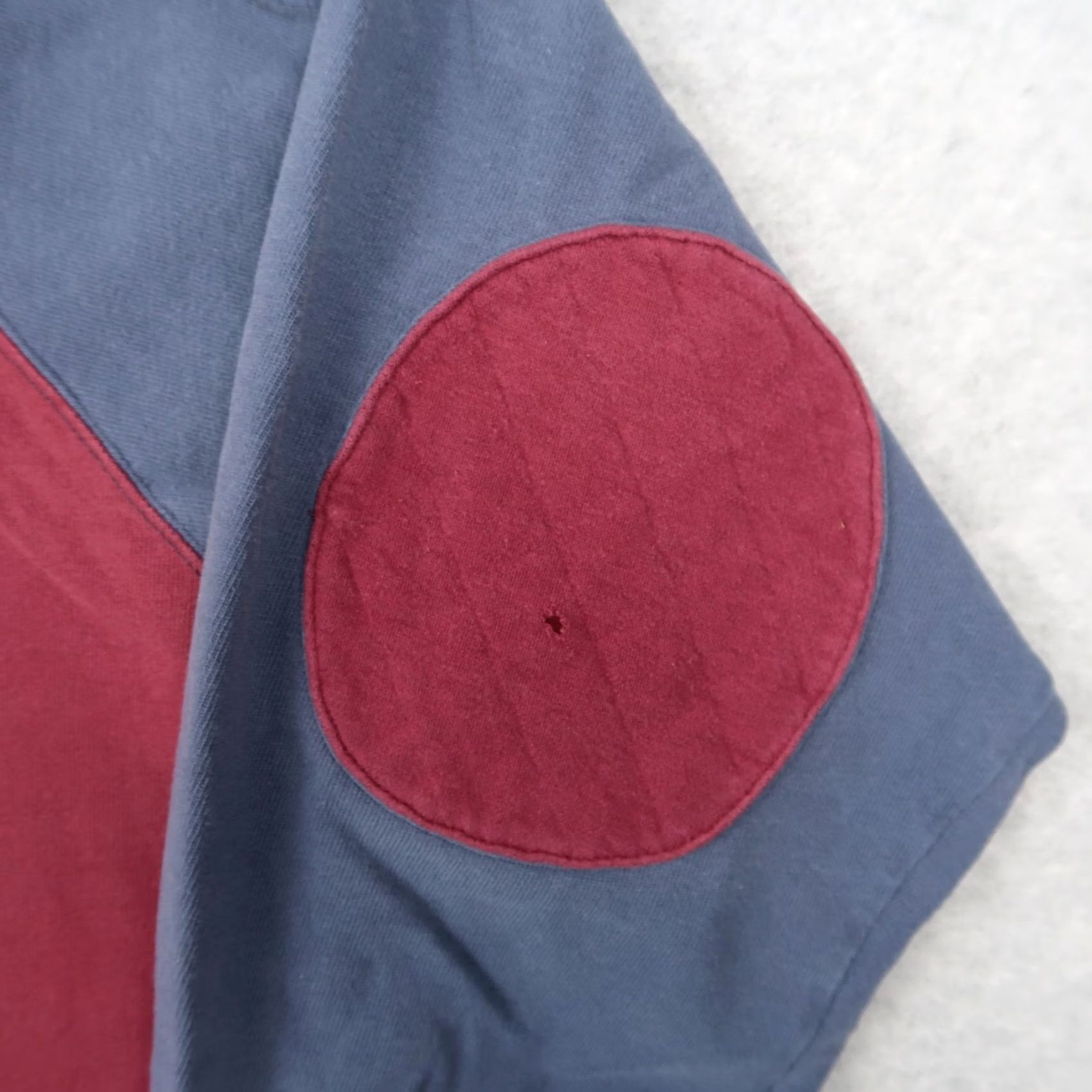 Dockers VINTAGE Dockers Rugby Shirt Mens Large Blue Red Padded Made in USA 90s Size US L / EU 52-54 / 3 - 4 Thumbnail