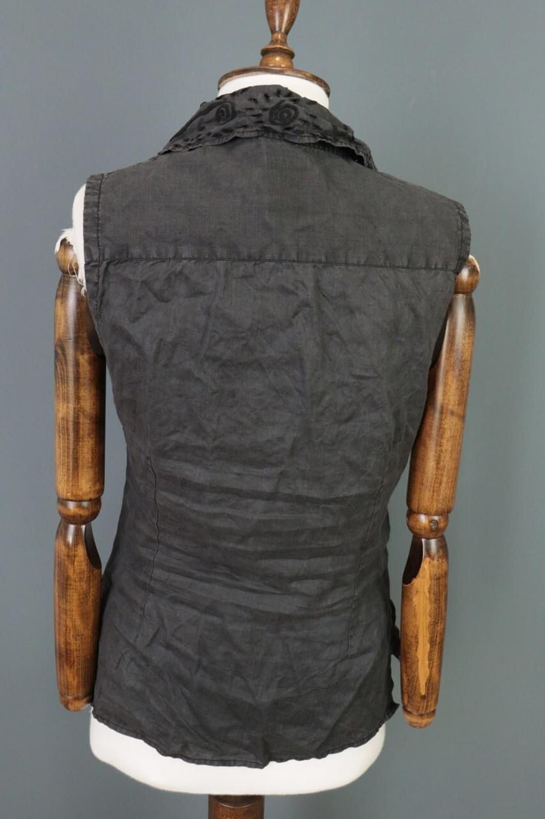 Romeo Gigli Romeo Gigli Milano Brown Button Down Blosue Shirt Size 42 Size M / US 6-8 / IT 42-44 - 10 Thumbnail
