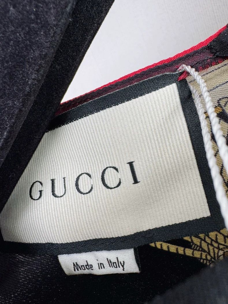 Gucci Gucci Silk Dress with Floral Design-2505 Size S / US 4 / IT 40 - 2 Thumbnail