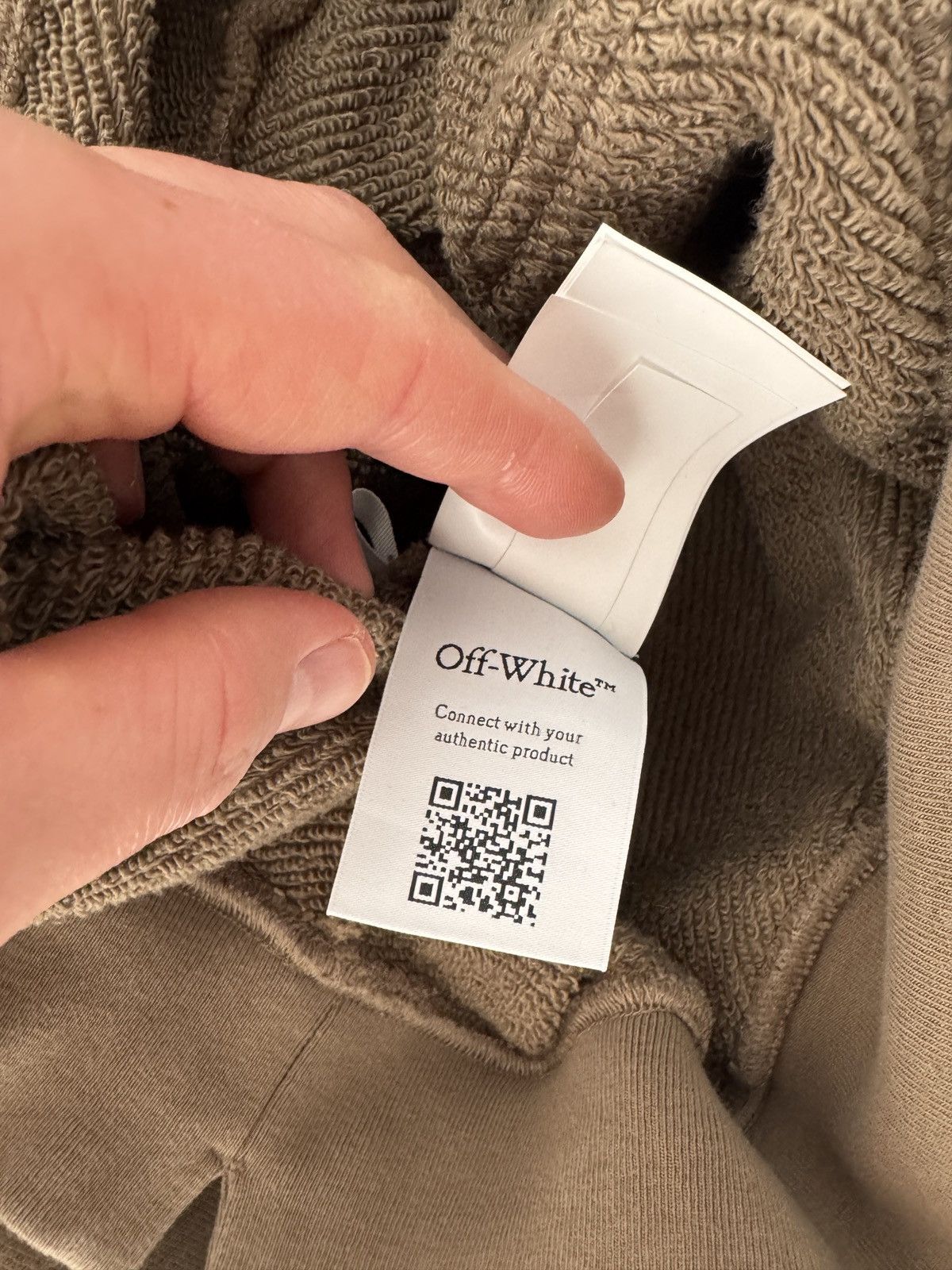 Off-White Off white hoodie beige size S Size US S / EU 44-46 / 1 - 13 Thumbnail